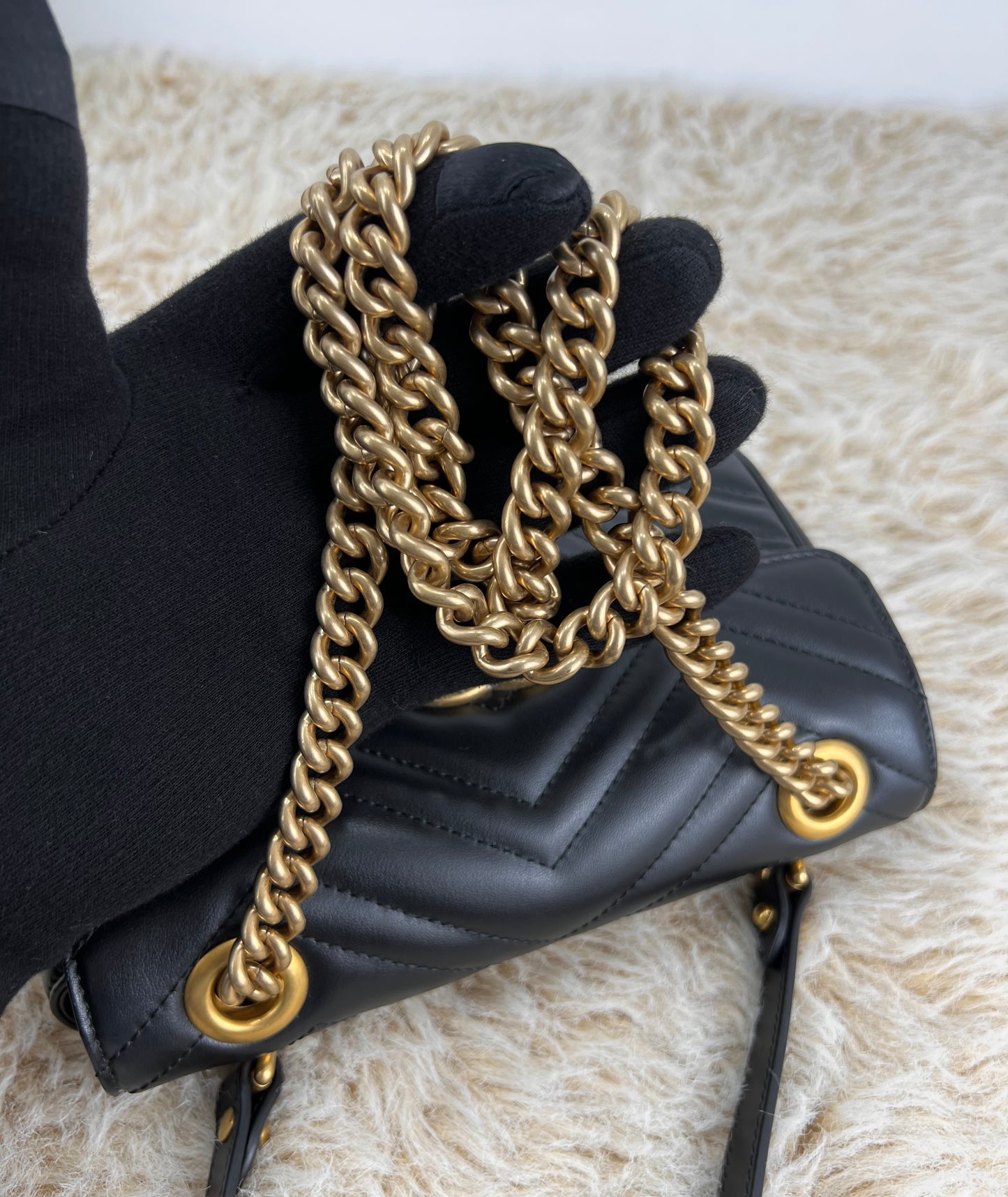 Gucci GG Marmont Mini Matelasse Shoulder Bag