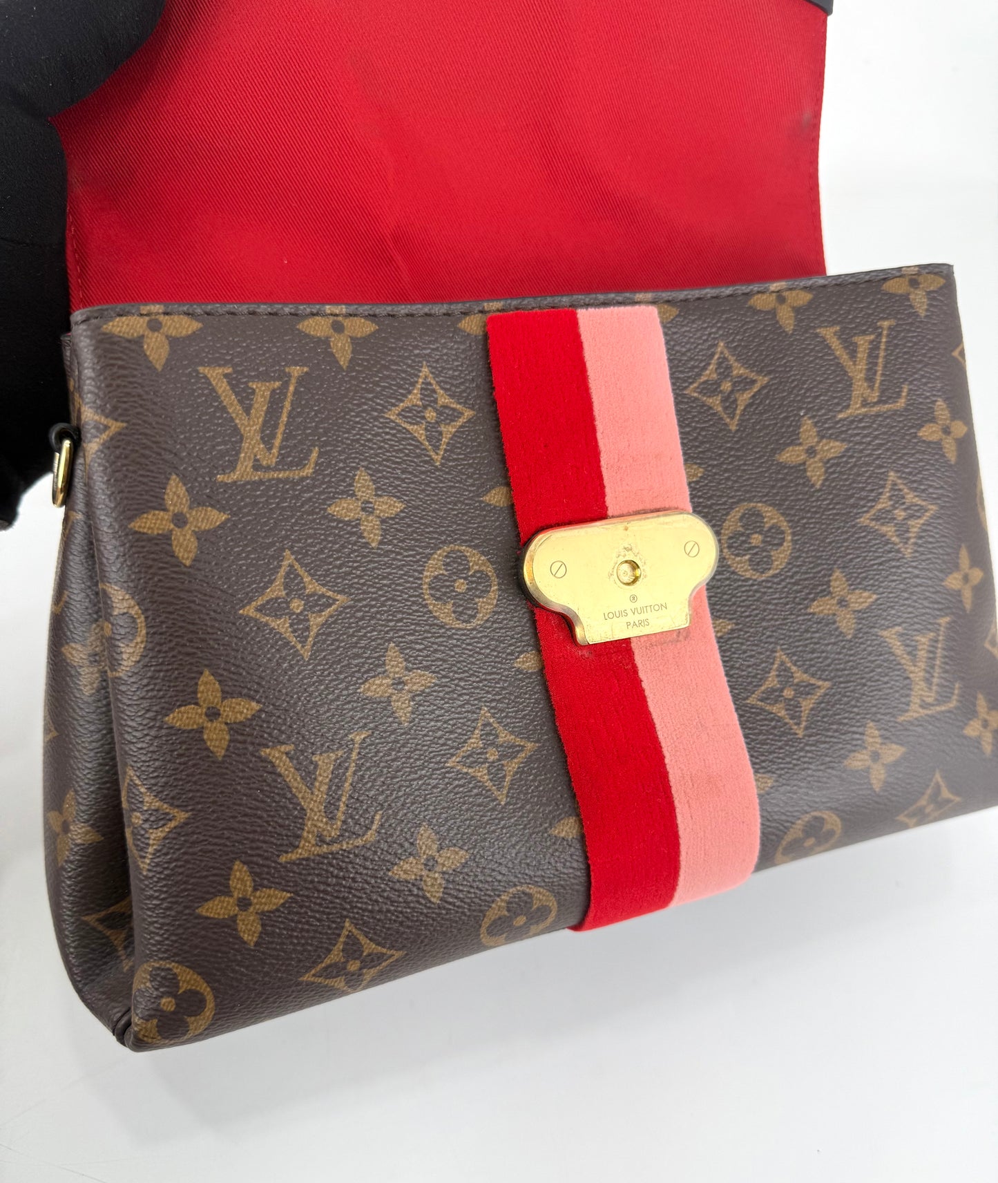 Louis Vuitton Georges BB Monogram In Coquelicot Peach
