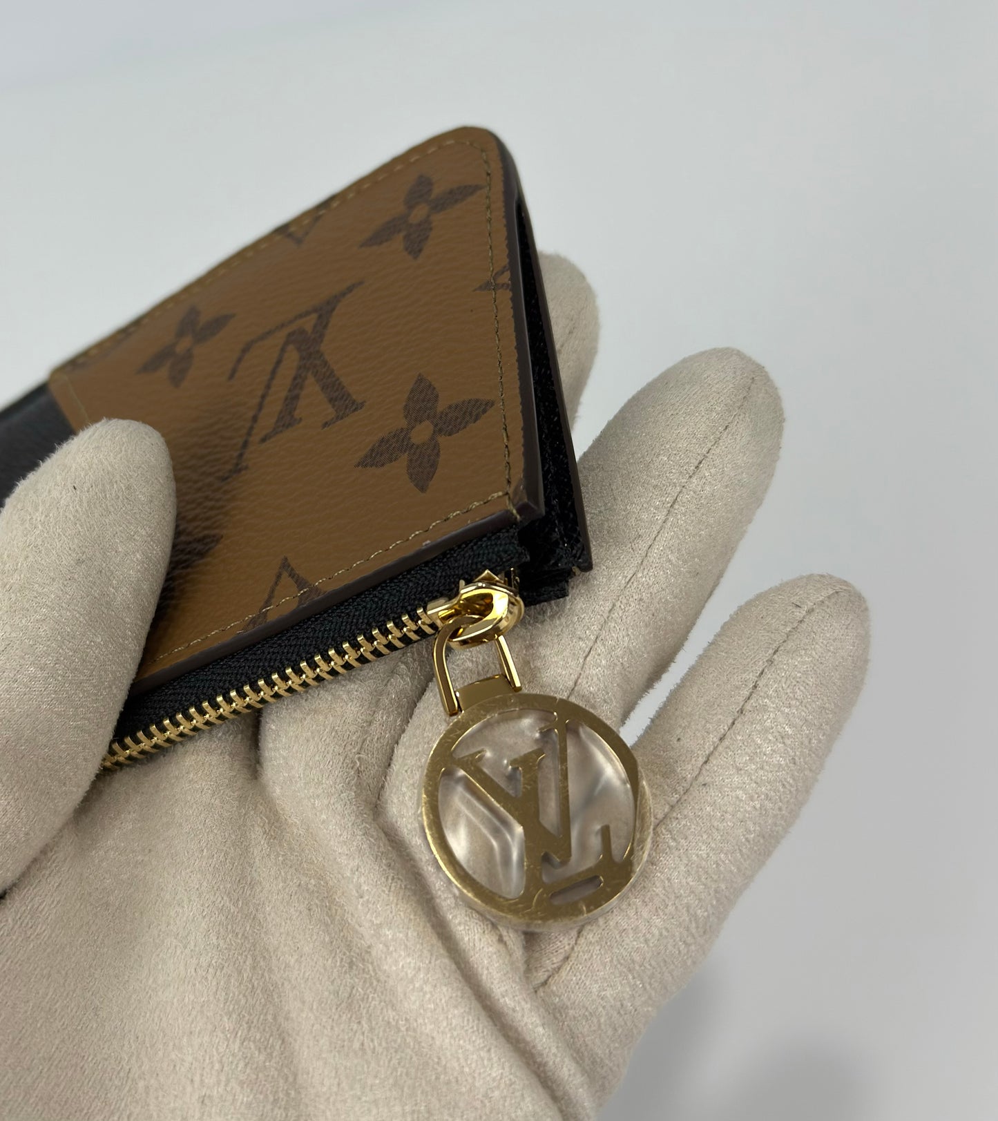 Louis Vuitton Reverse Monogram Zipped Romy Card Holder