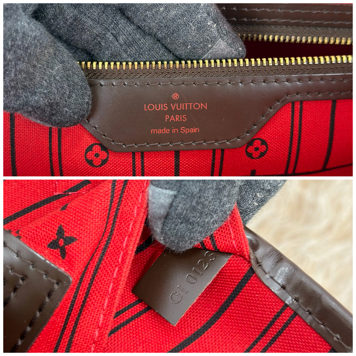 Louis Vuitton Neverfull MM Damier Ebene