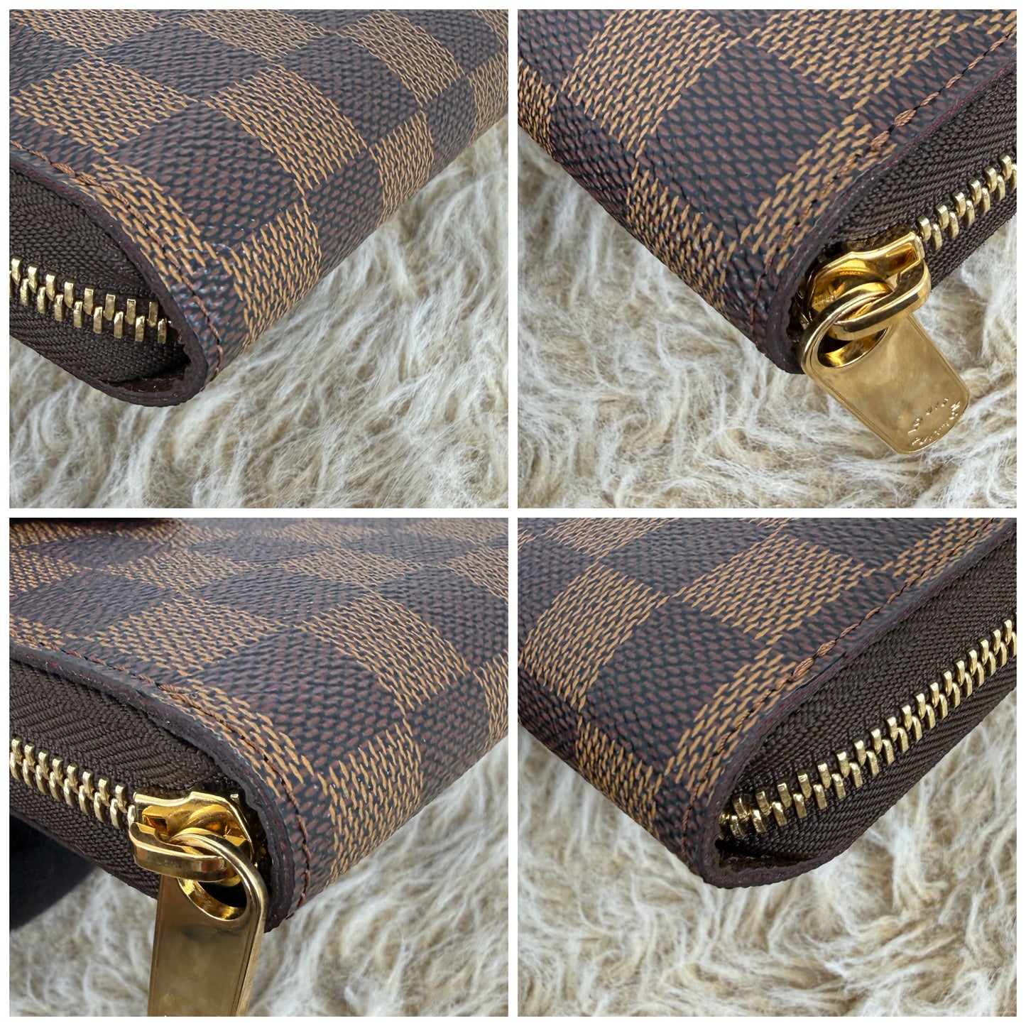 Louis Vuitton Damier Ebene Zippy Wallet