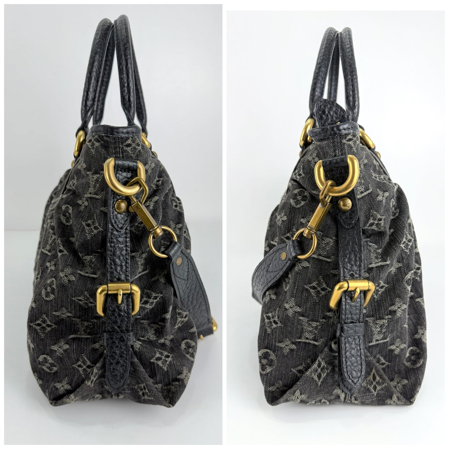 Louis Vuitton Monogram Denim Neo Cabby MM Handbag