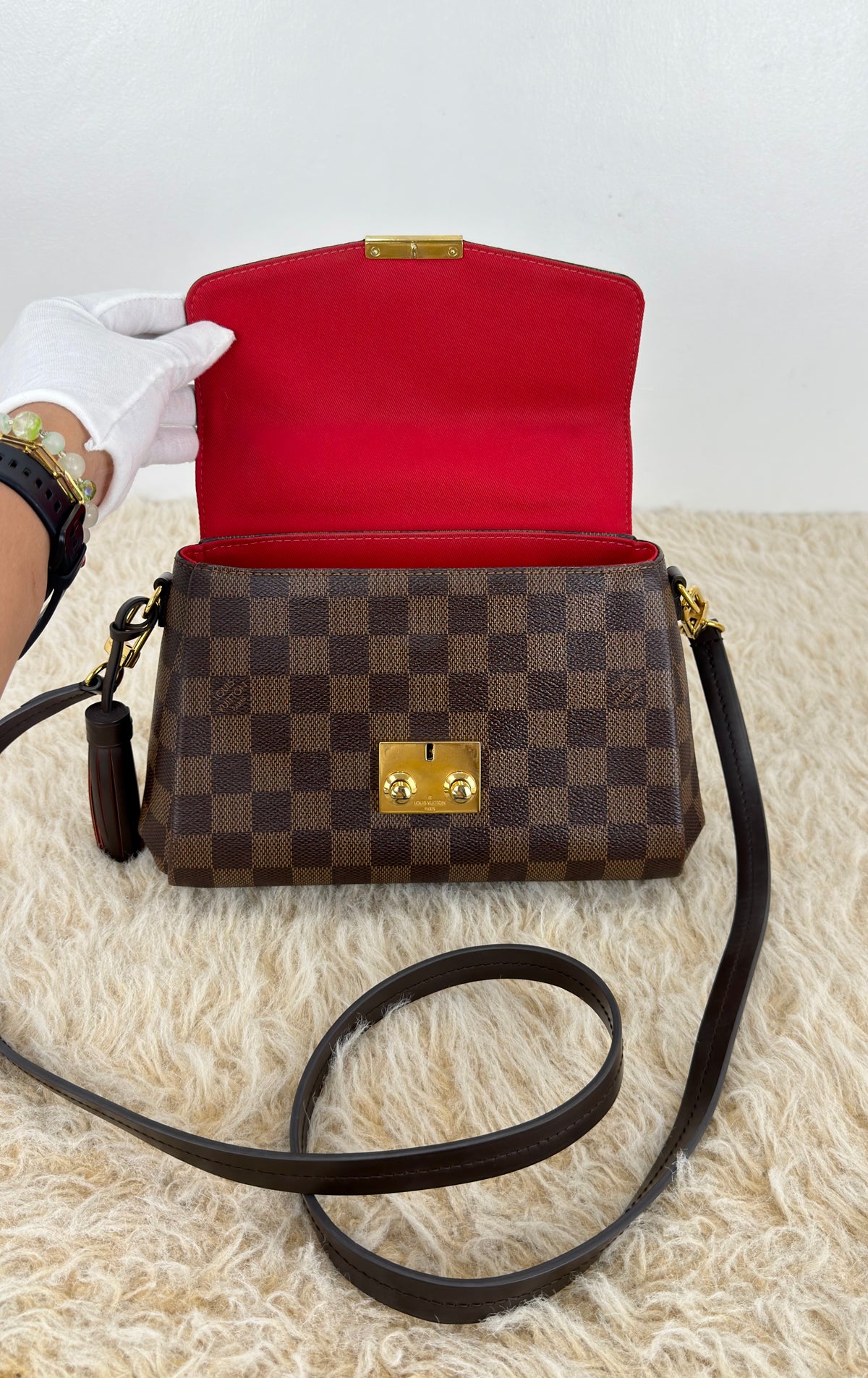 Louis Vuitton Croisette Damier Ebene Canvas