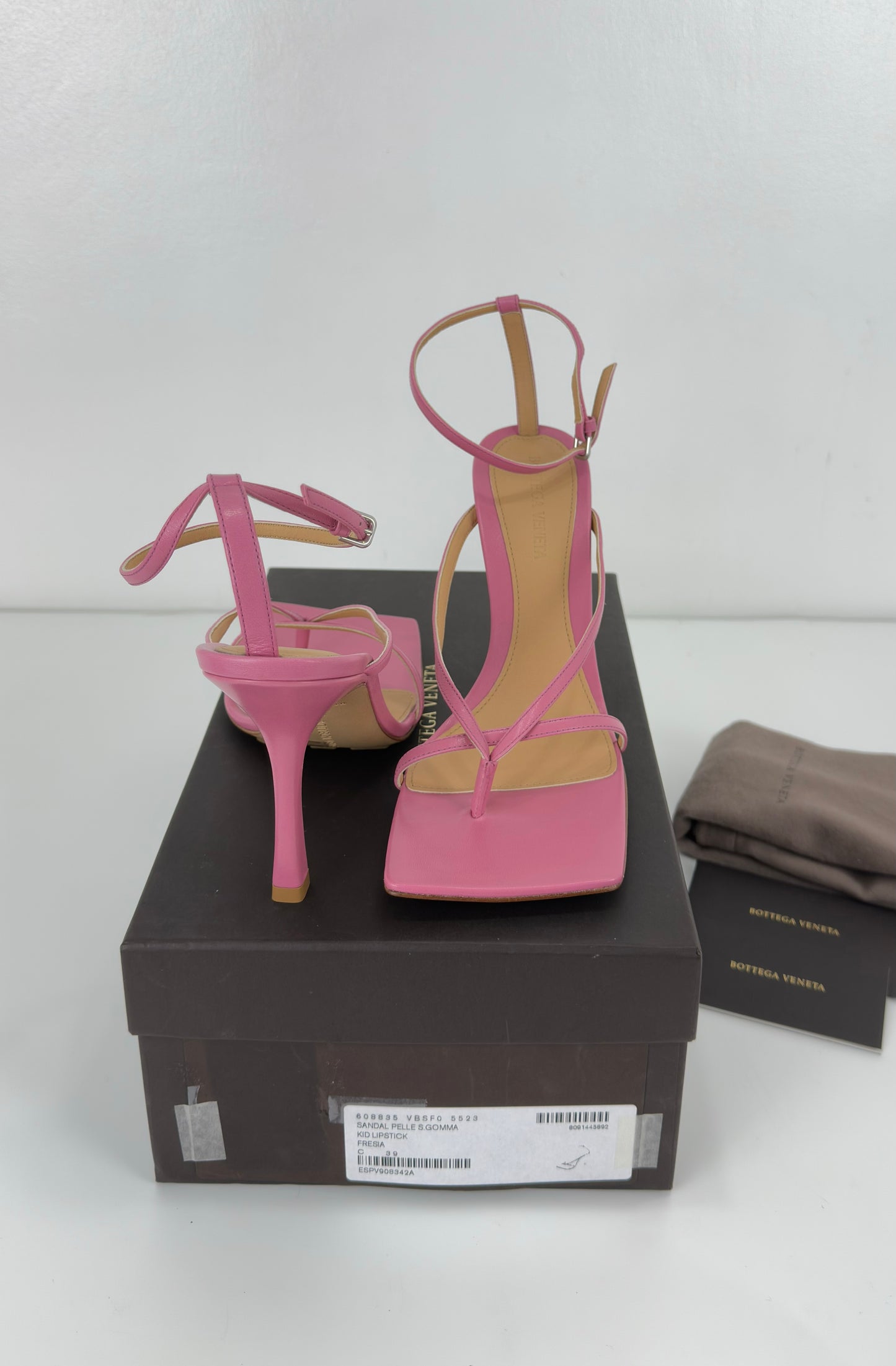 Bottega Veneta Bottega Sandal Pelle S Gomma Kid
Lipstick Fresia Size 39