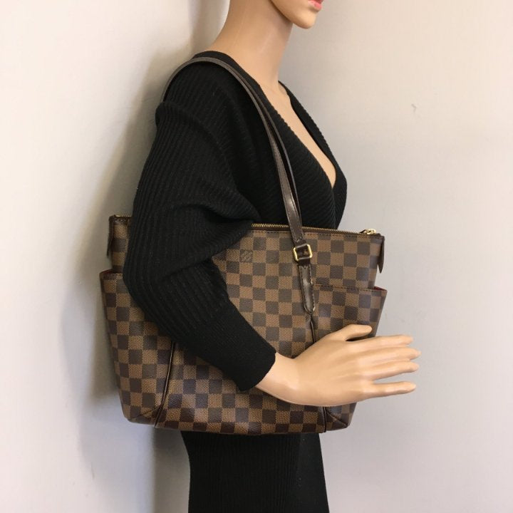 Louis Vuitton Damier Ebene Totally Pm Tote Bag