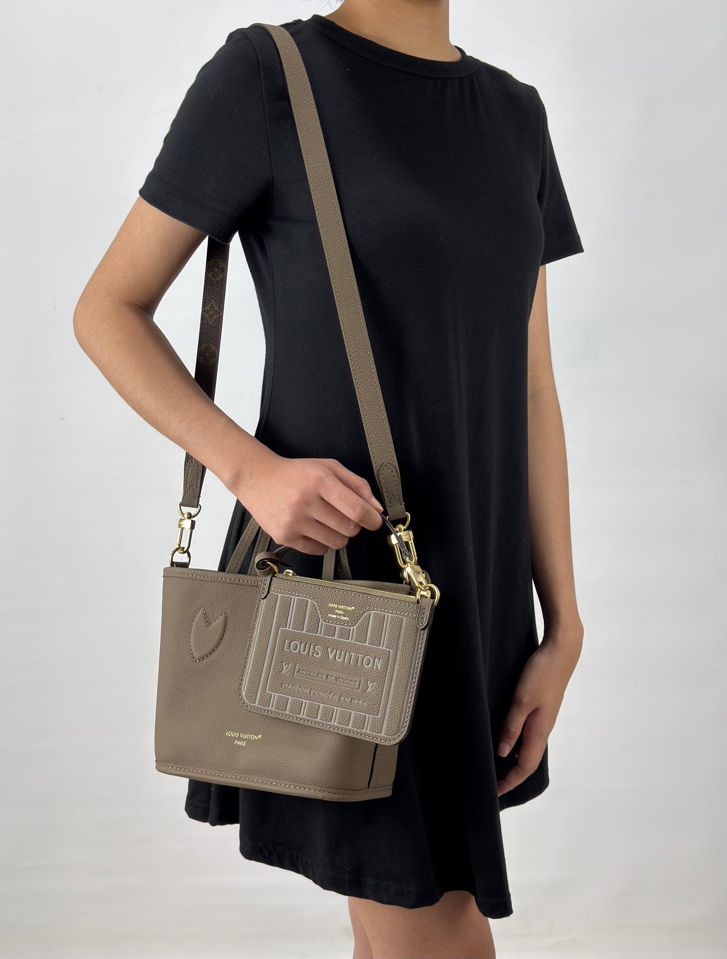 Louis Vuitton Inside Out BB Dark Fango Monogram