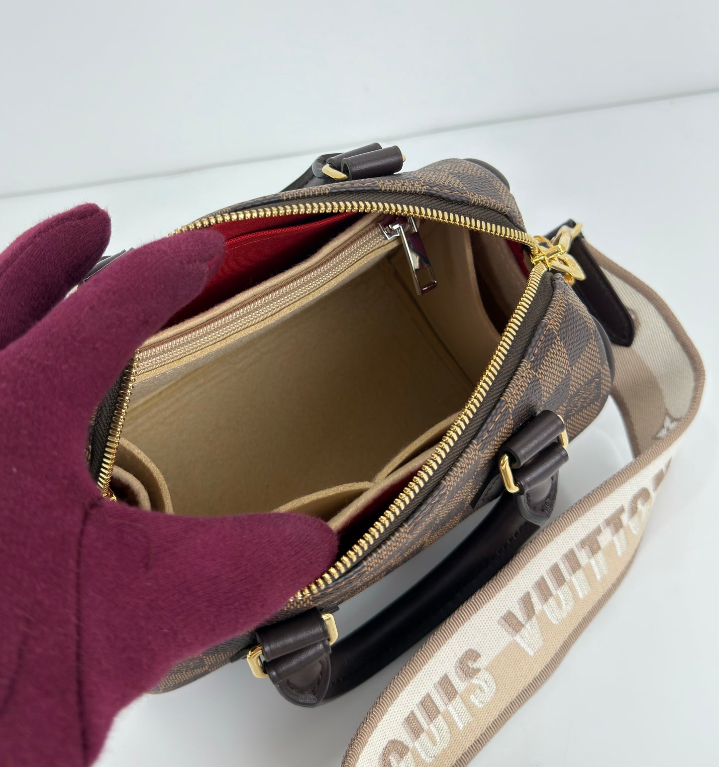 Louis Vuitton Speedy Bandoulière 20 Damier Ebene