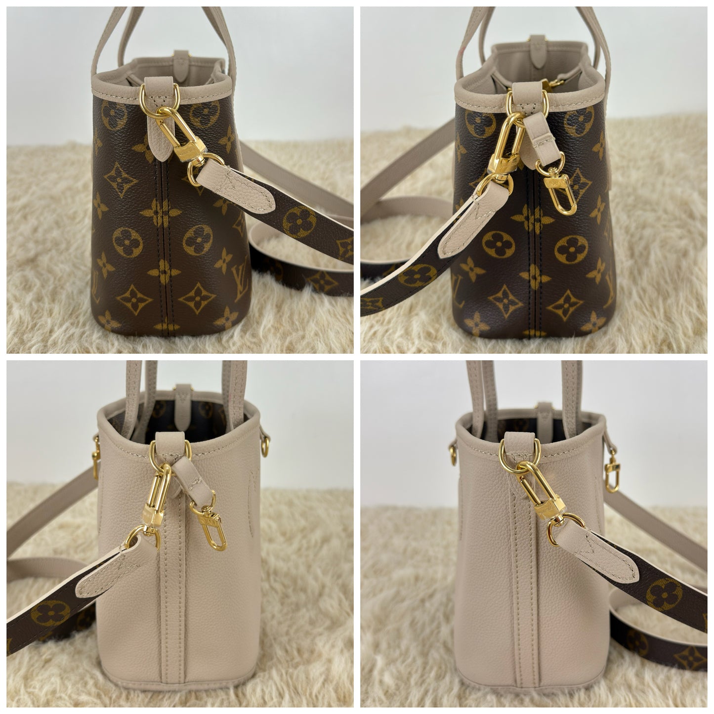 Louis Vuitton Inside Out BB Limestone Monogram