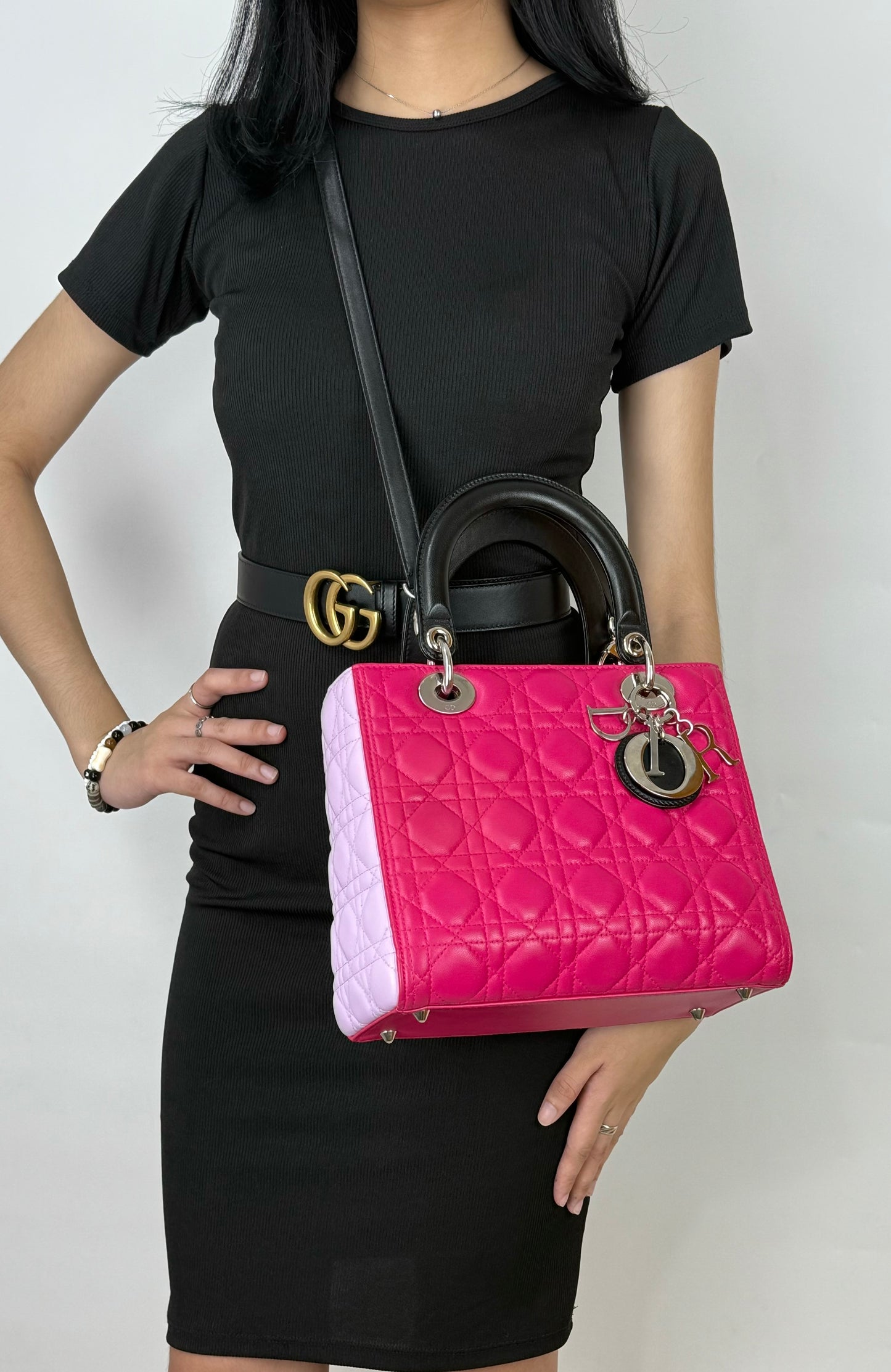 Lady Dior Tricolor