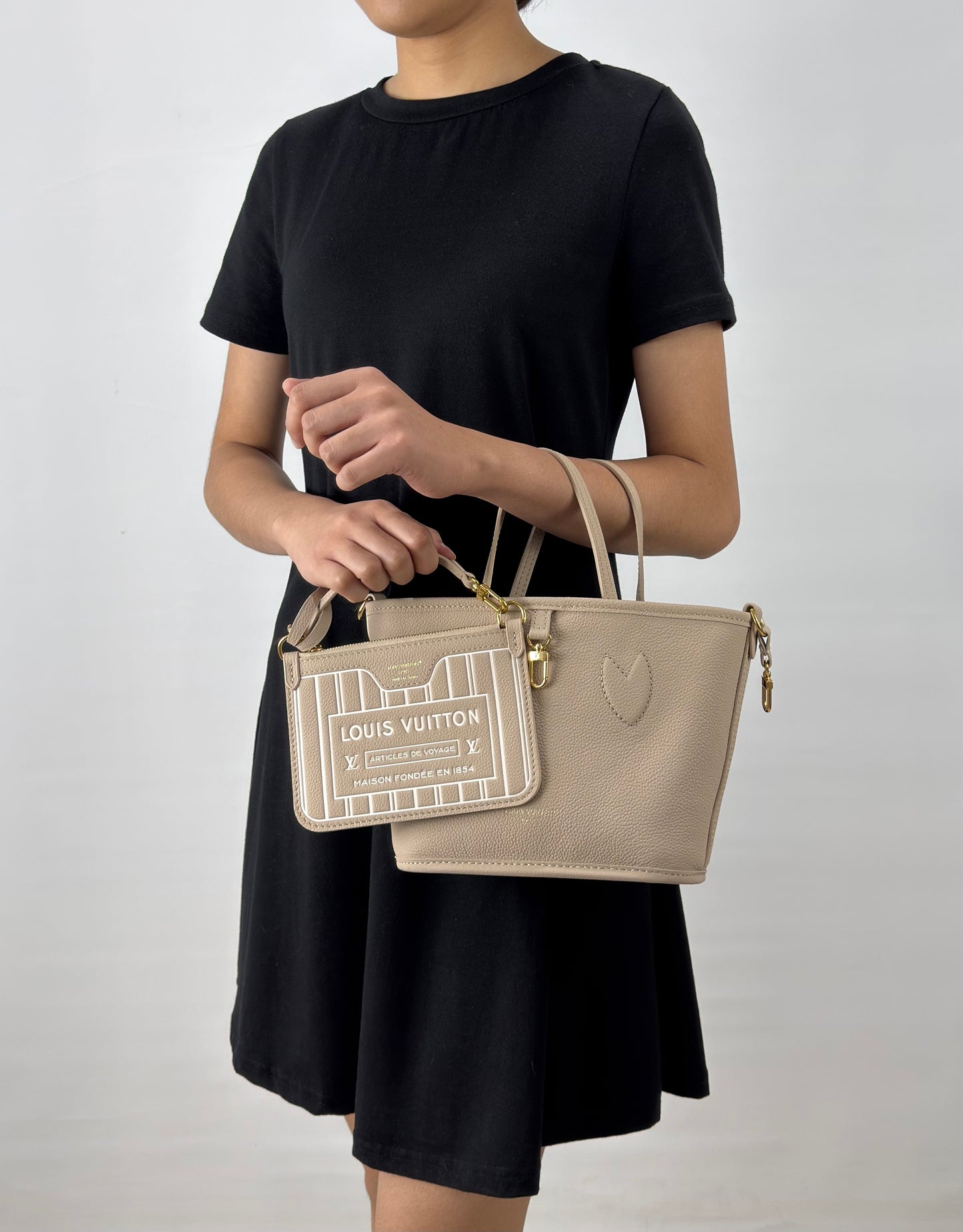 Louis Vuitton Inside Out BB Limestone Monogram