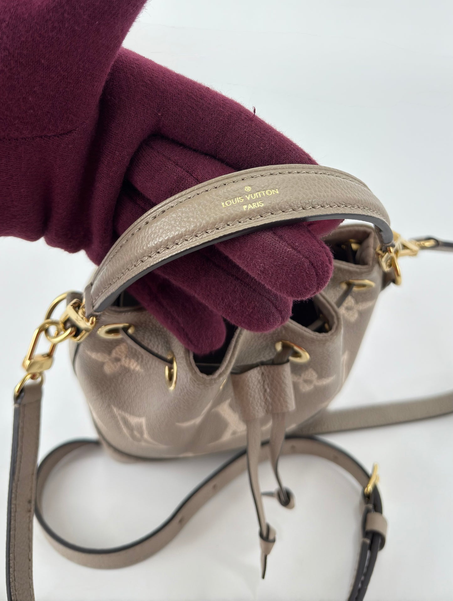 Louis Vuitton Nano Noé Bicolour Monogram Empreinte