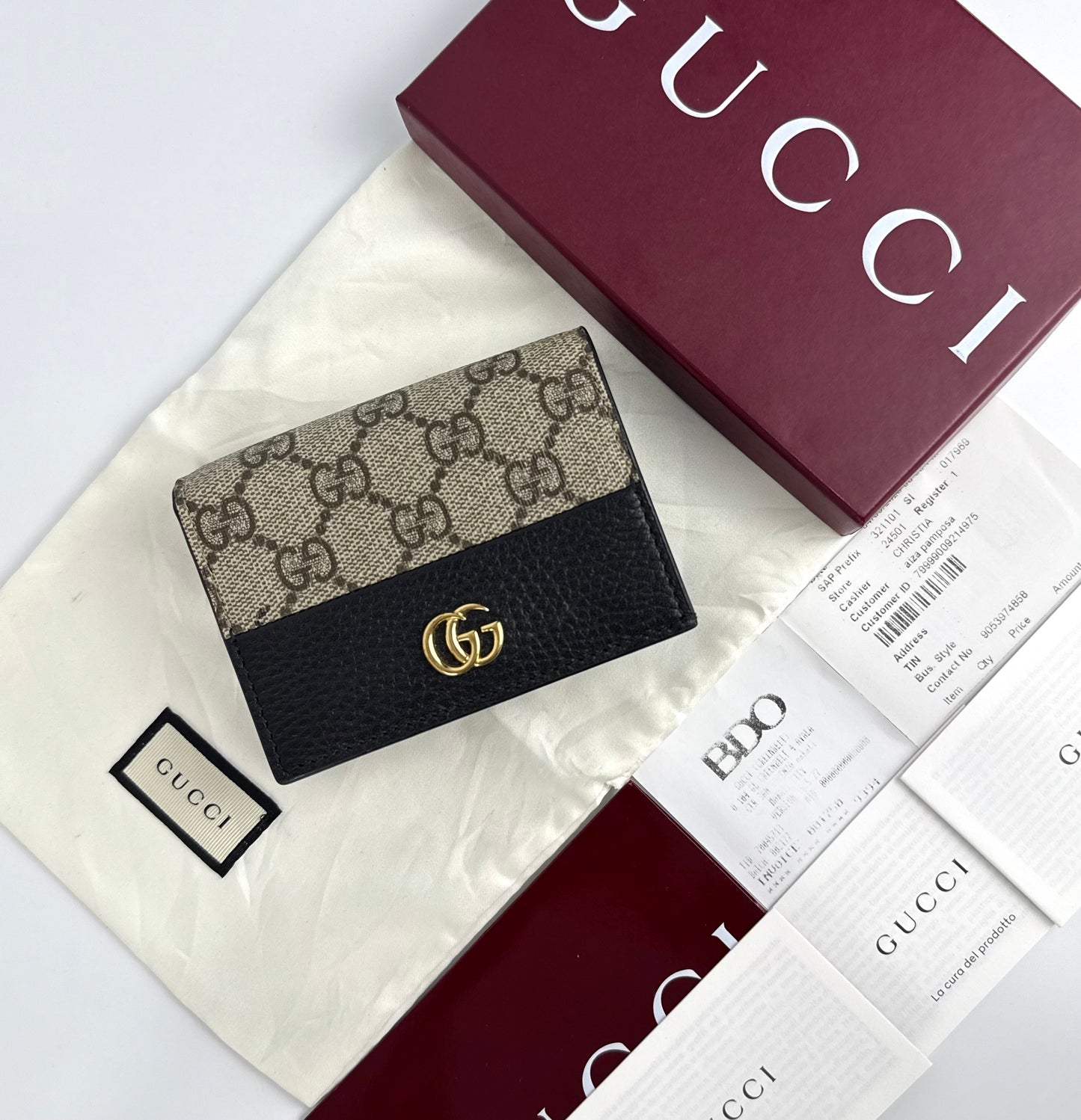 Gucci Marmont Card Case Wallet