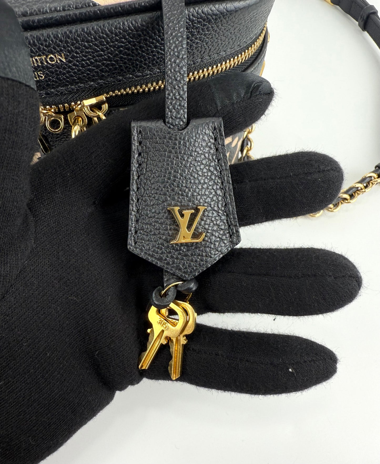 Louis Vuitton Vanity PM Bicolour Monogram Empreinte Leather