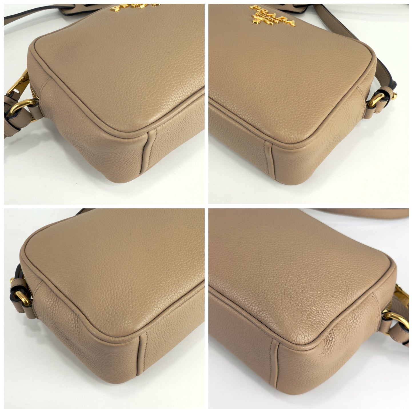 Prada Vitello Phenix Leather Cammeo Small Size