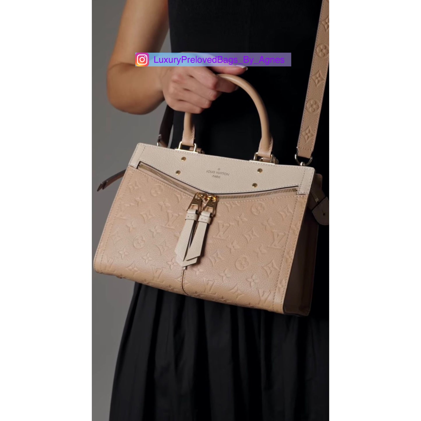 Louis Vuitton Sully Tote PM Empreinte Leather