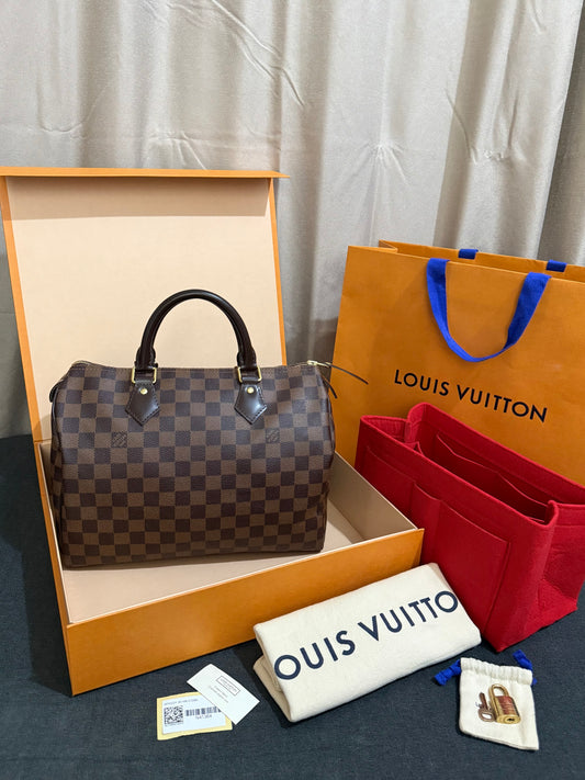 Louis Vuitton Speedy 30 Damier Ebene