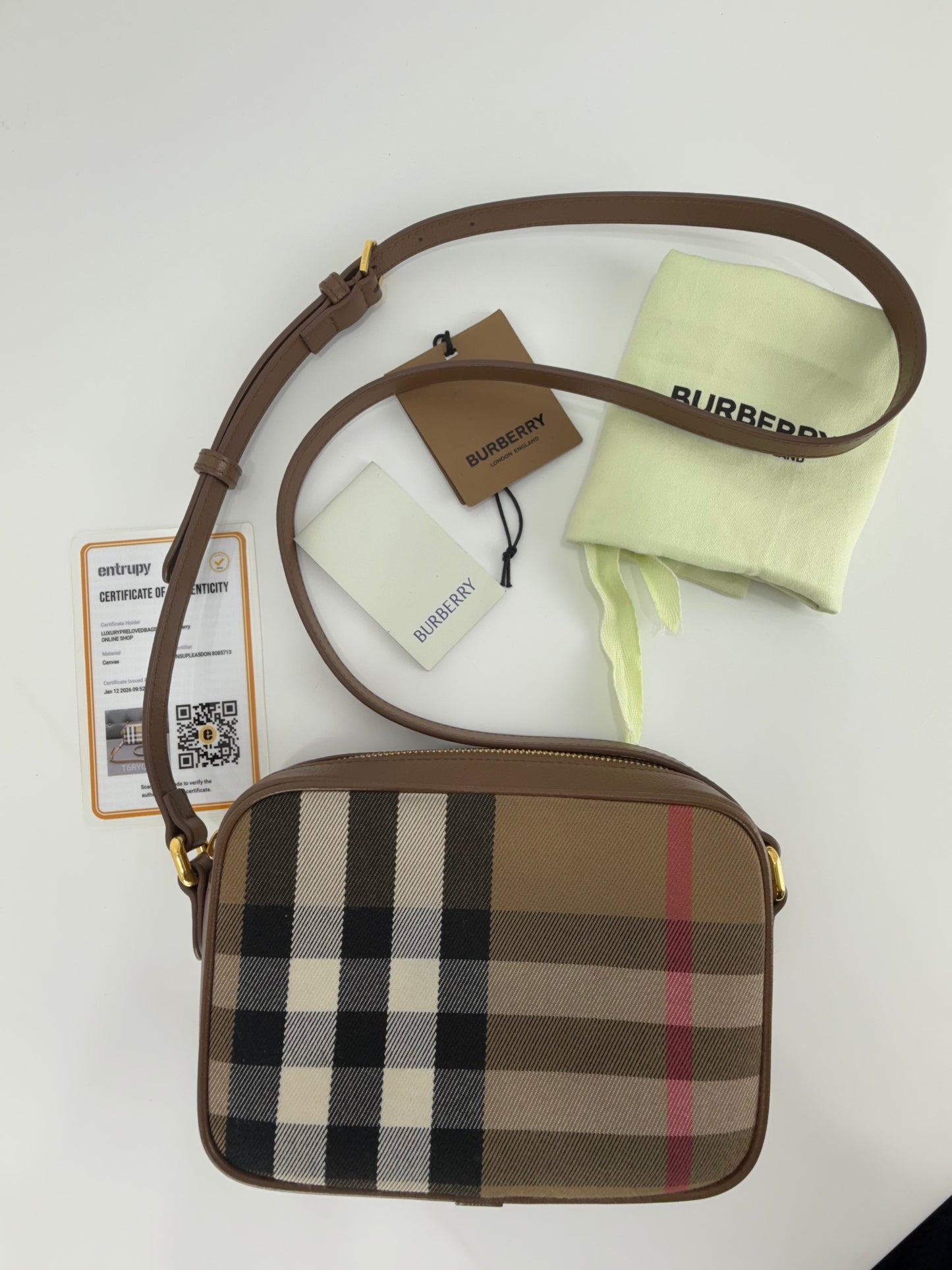 Burberry Burberry Nova Check Camera Bag