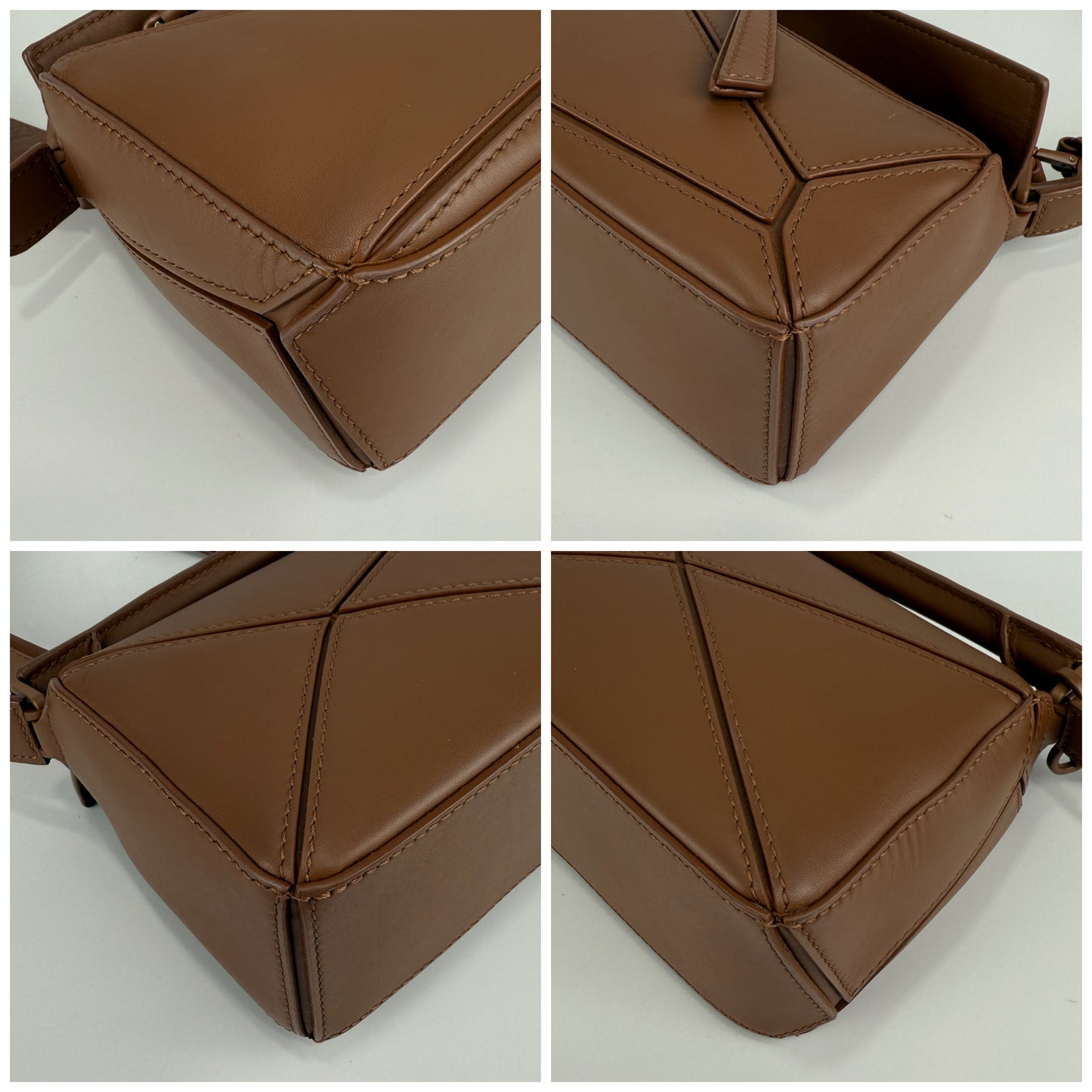 Loewe Mini Puzzle Bag Pecan