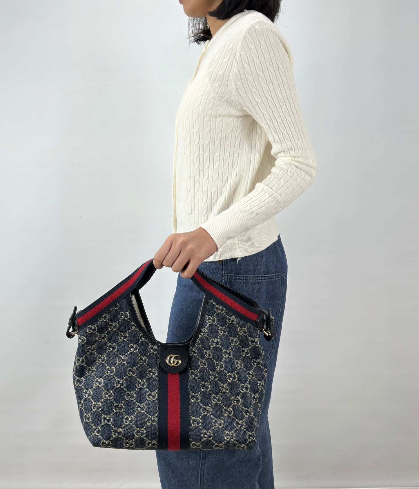 Gucci GG Giglio Small Tote Bag