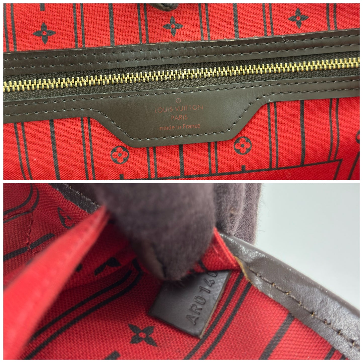 Louis Vuitton Neverful MM Damier Ebene