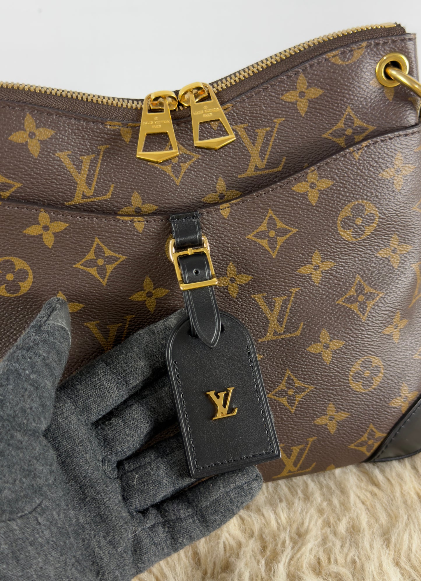 Louis Vuitton Monogram Canvas Odeon PM Noir