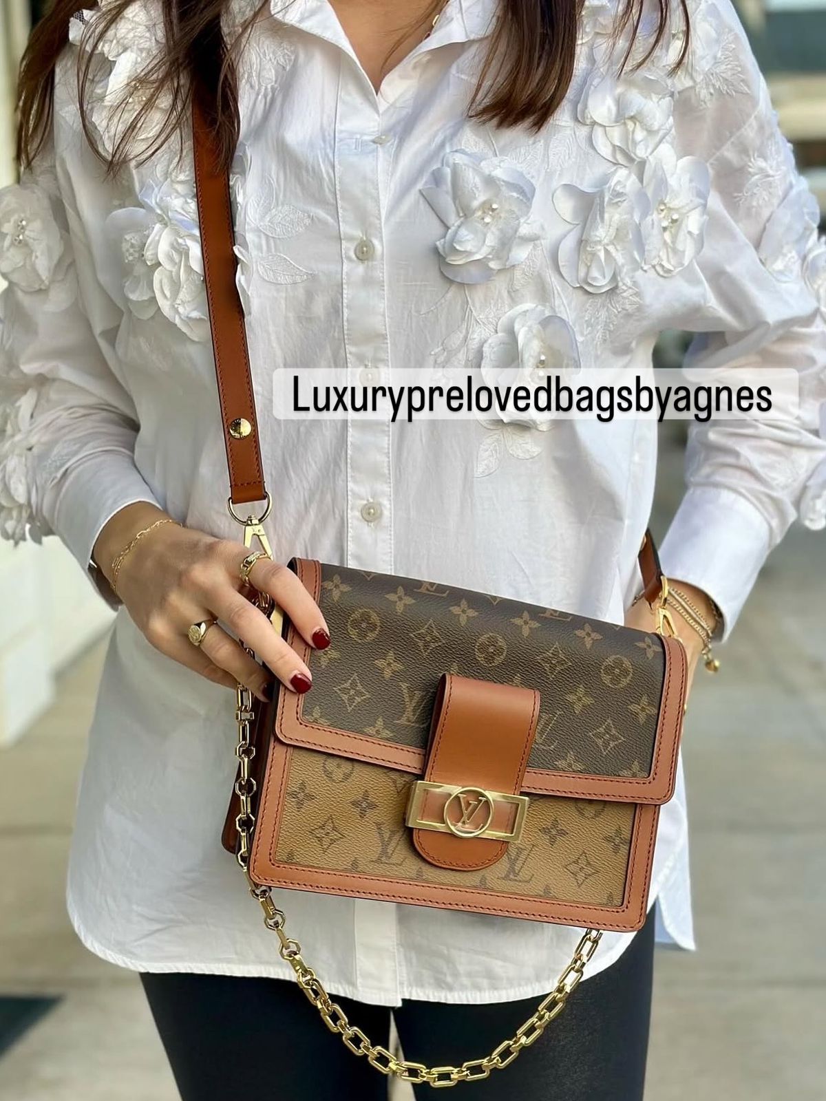 Louis Vuitton Dauphine MM Reverse Monogram