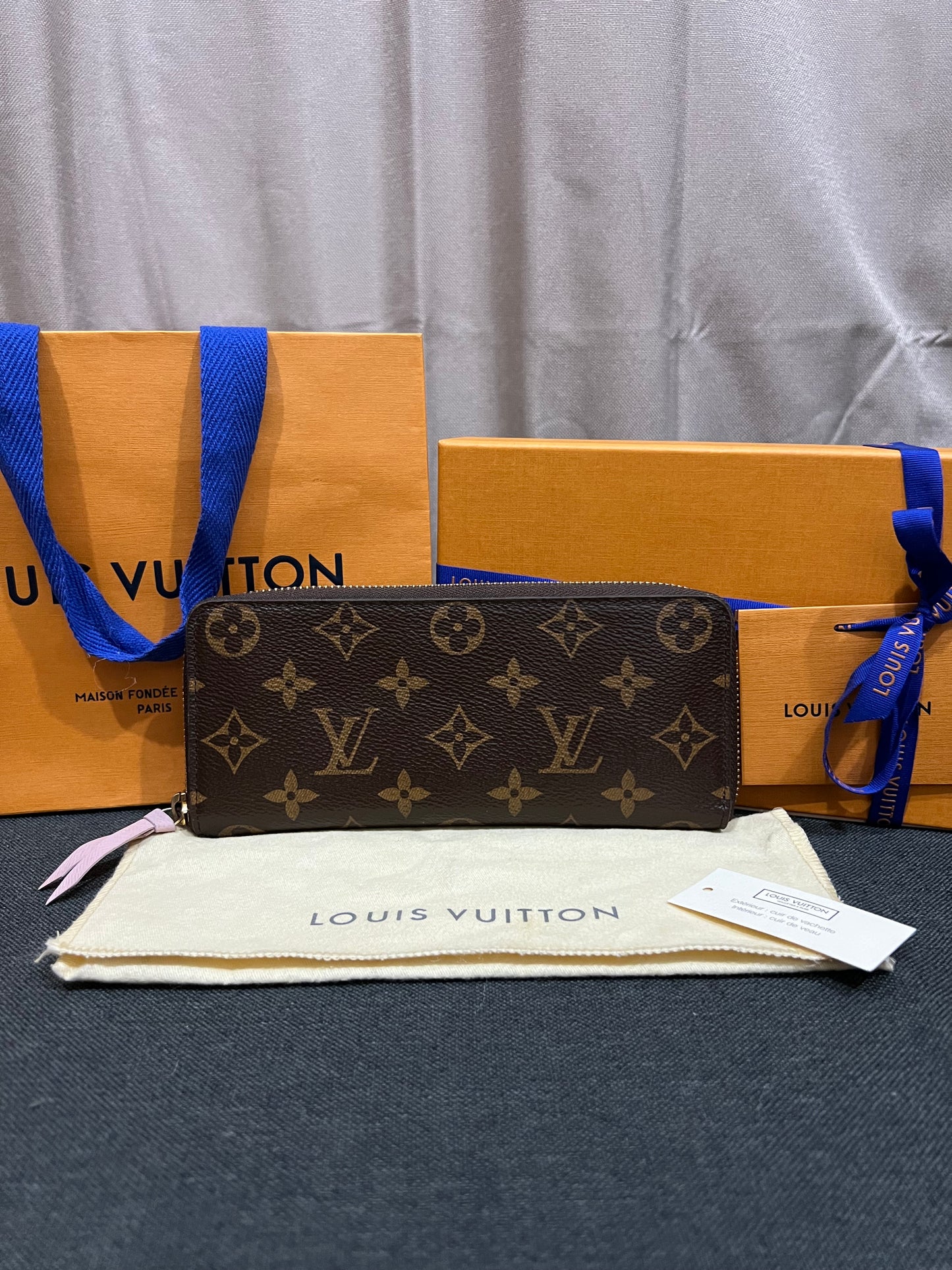 Louis Vuitton Clemence Wallet Monogram Canvas