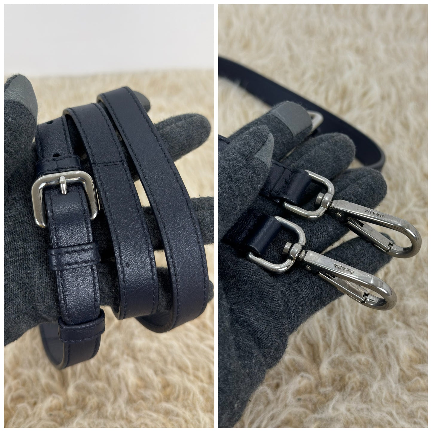 Prada Nappa Leather Gaufre Tote Bag