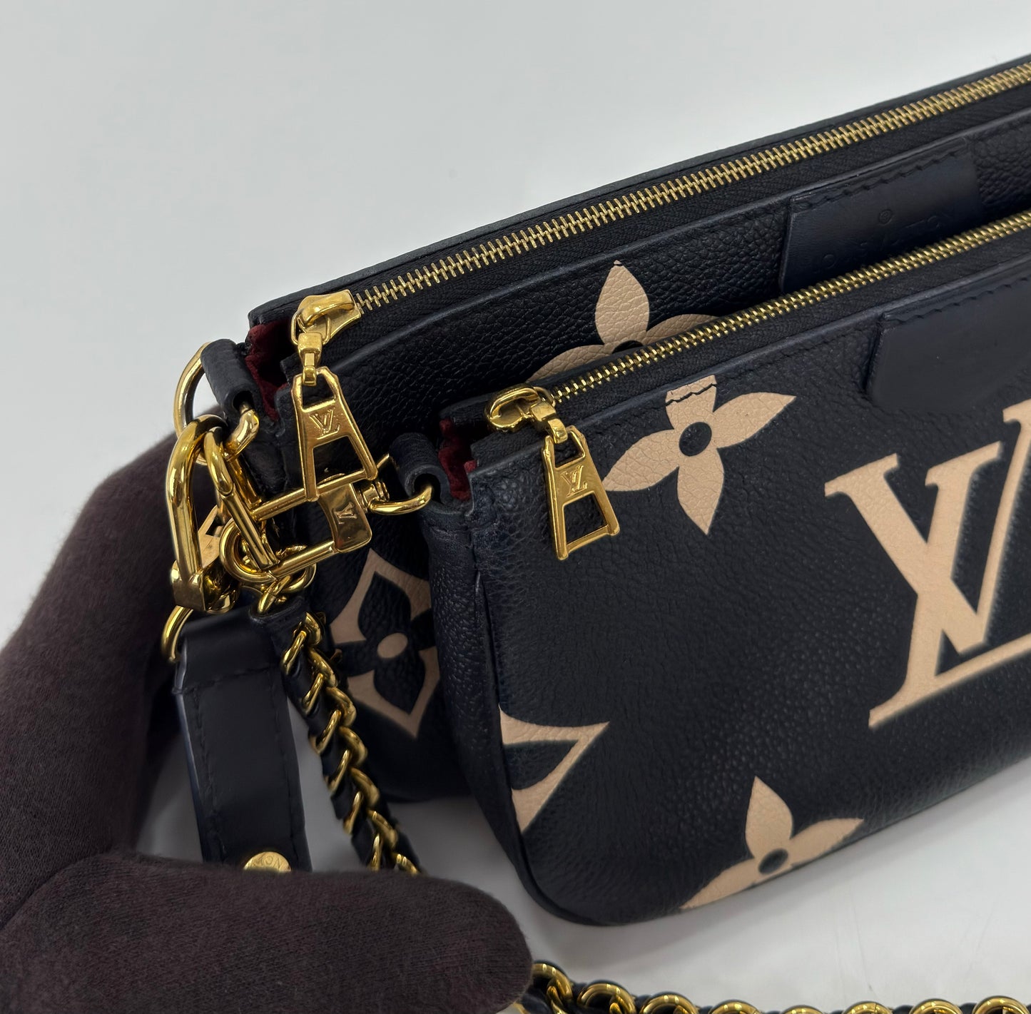 Louis Vuitton Multi Pochette Accesoires Monogram Empreinte