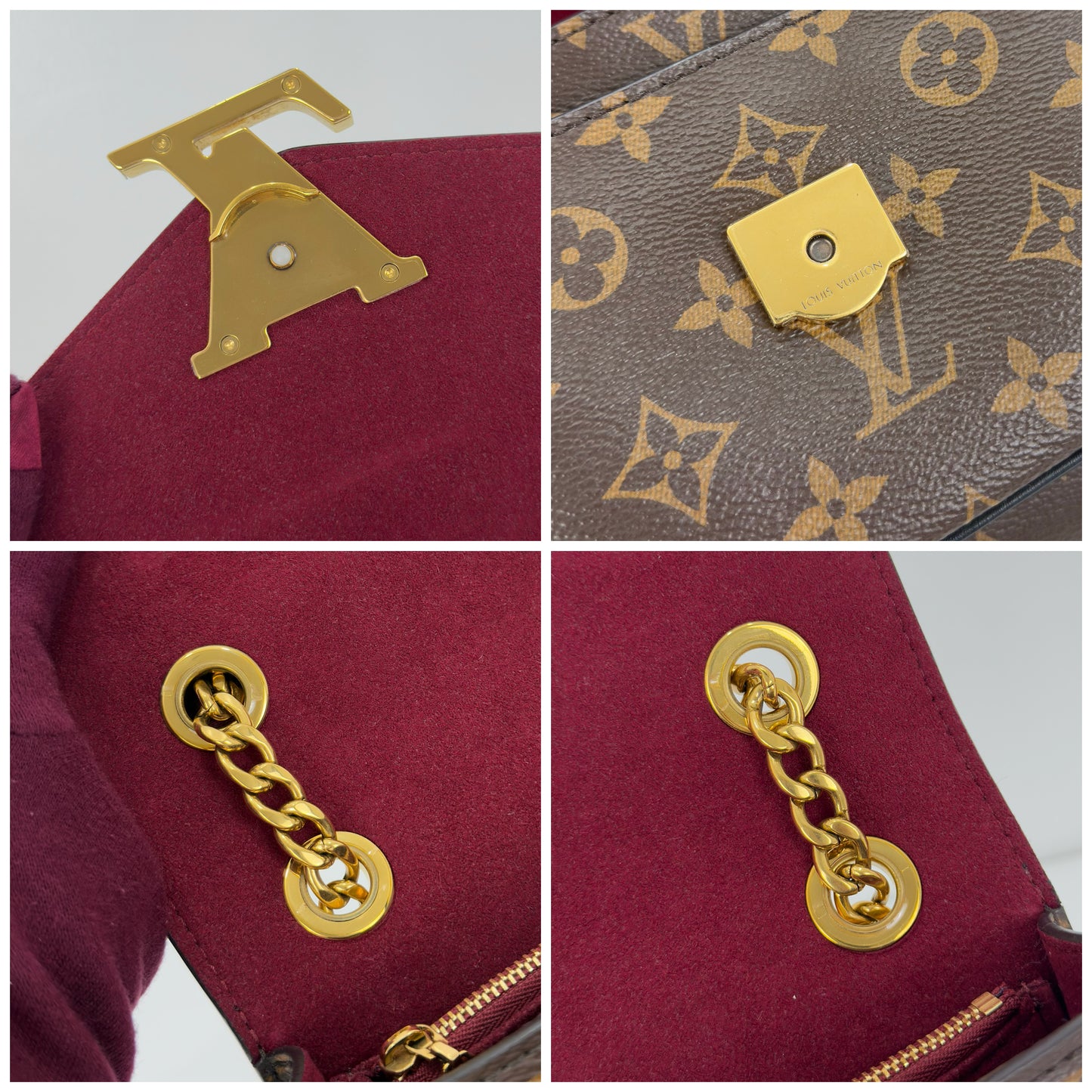 Louis Vuitton Monogram Passy Chain Shoulder Bag