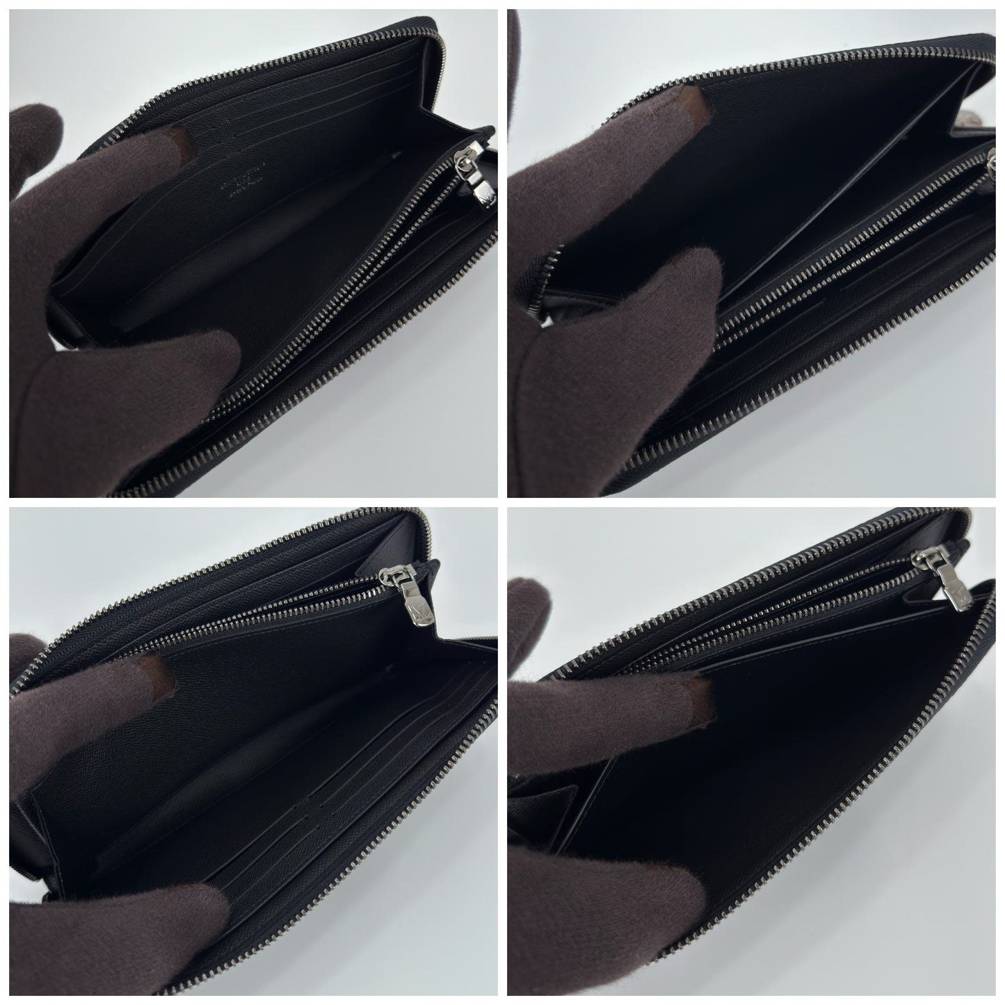 Louis Vuitton Zippy Long Wallet In Monogram Eclipse