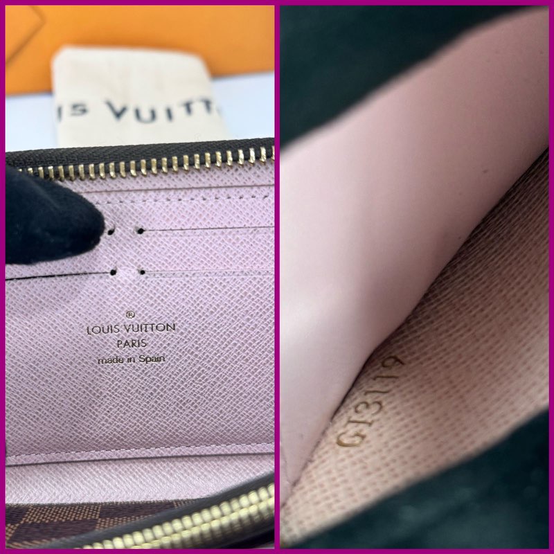 Louis Vuitton Clemence Wallet Damier Ebene
