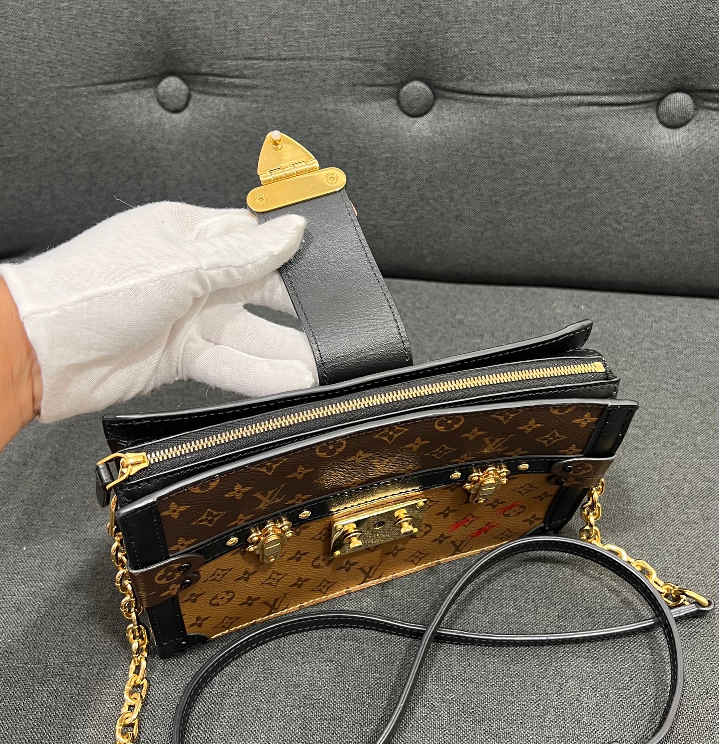 Louis Vuitton Trunk Clutch Reverse Monogram