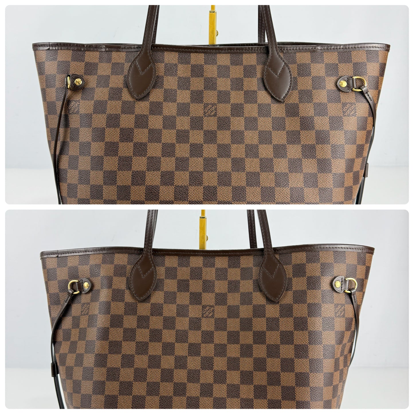 Louis Vuitton Neverful MM Damier Ebene With Pouch