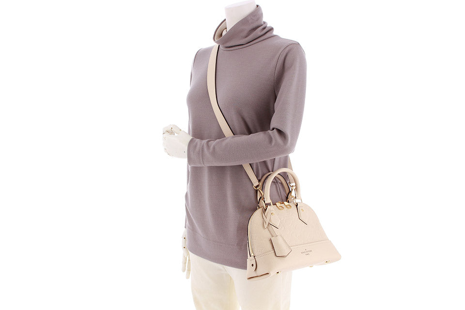 Louis Vuitton Monogram Empreinte Neo Alma BB Creme