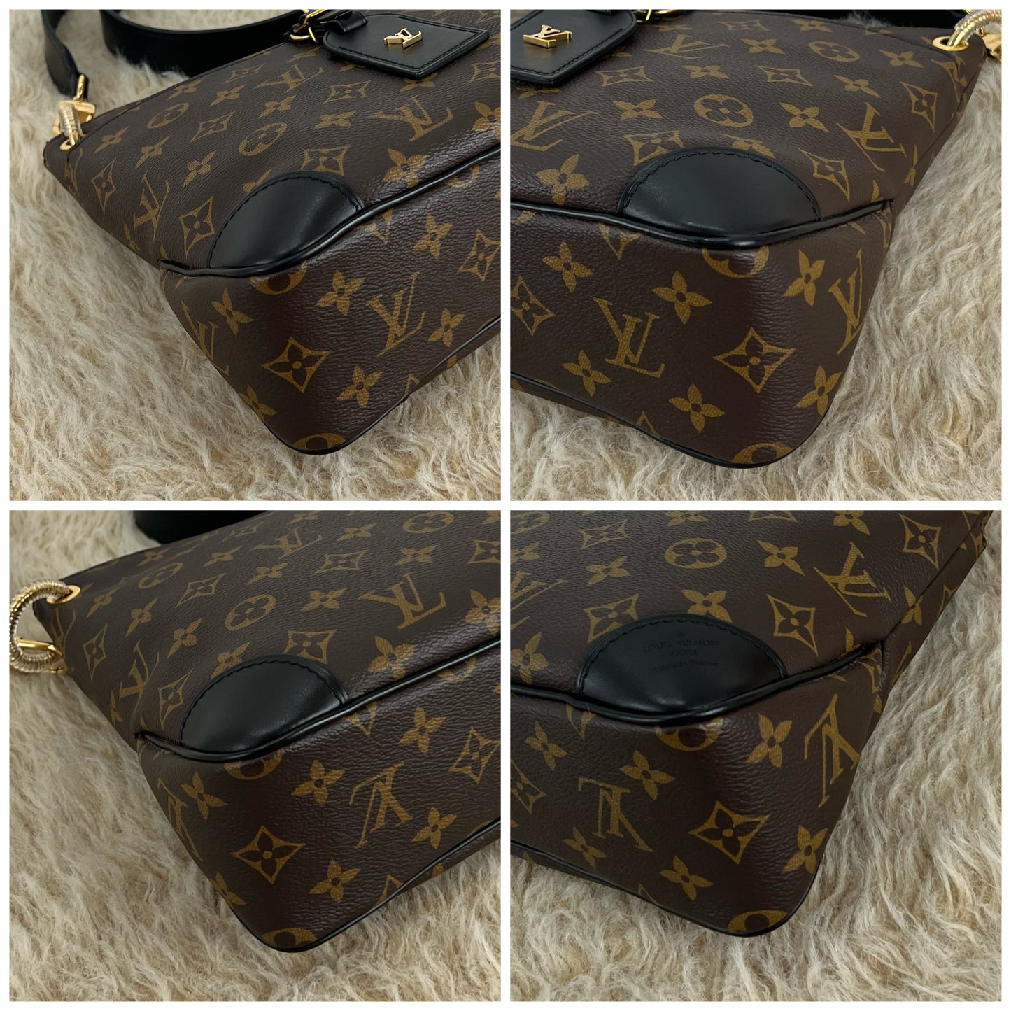 Louis Vuitton Monogram Canvas Odeon PM Noir