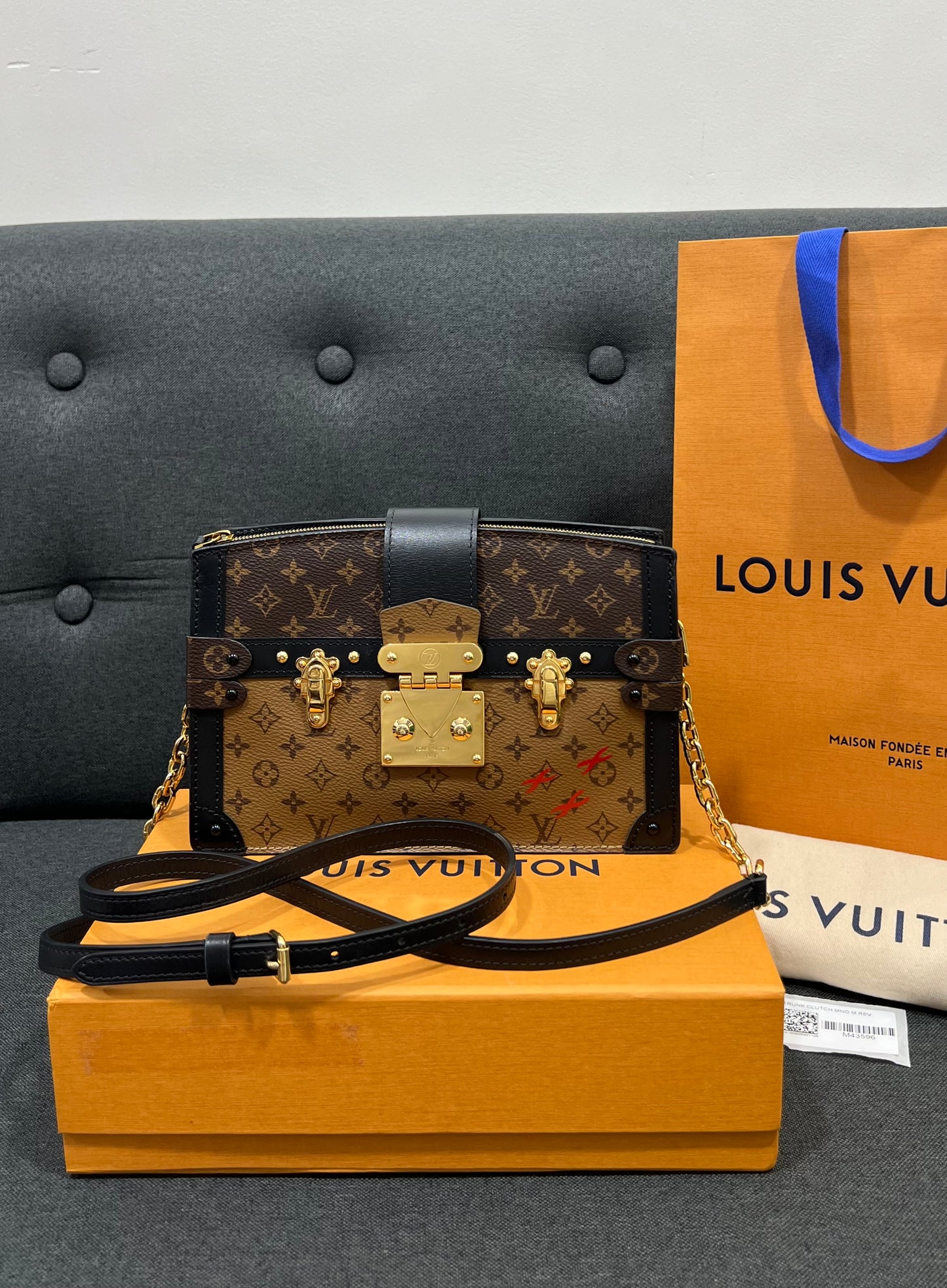 Louis Vuitton Trunk Clutch Reverse Monogram