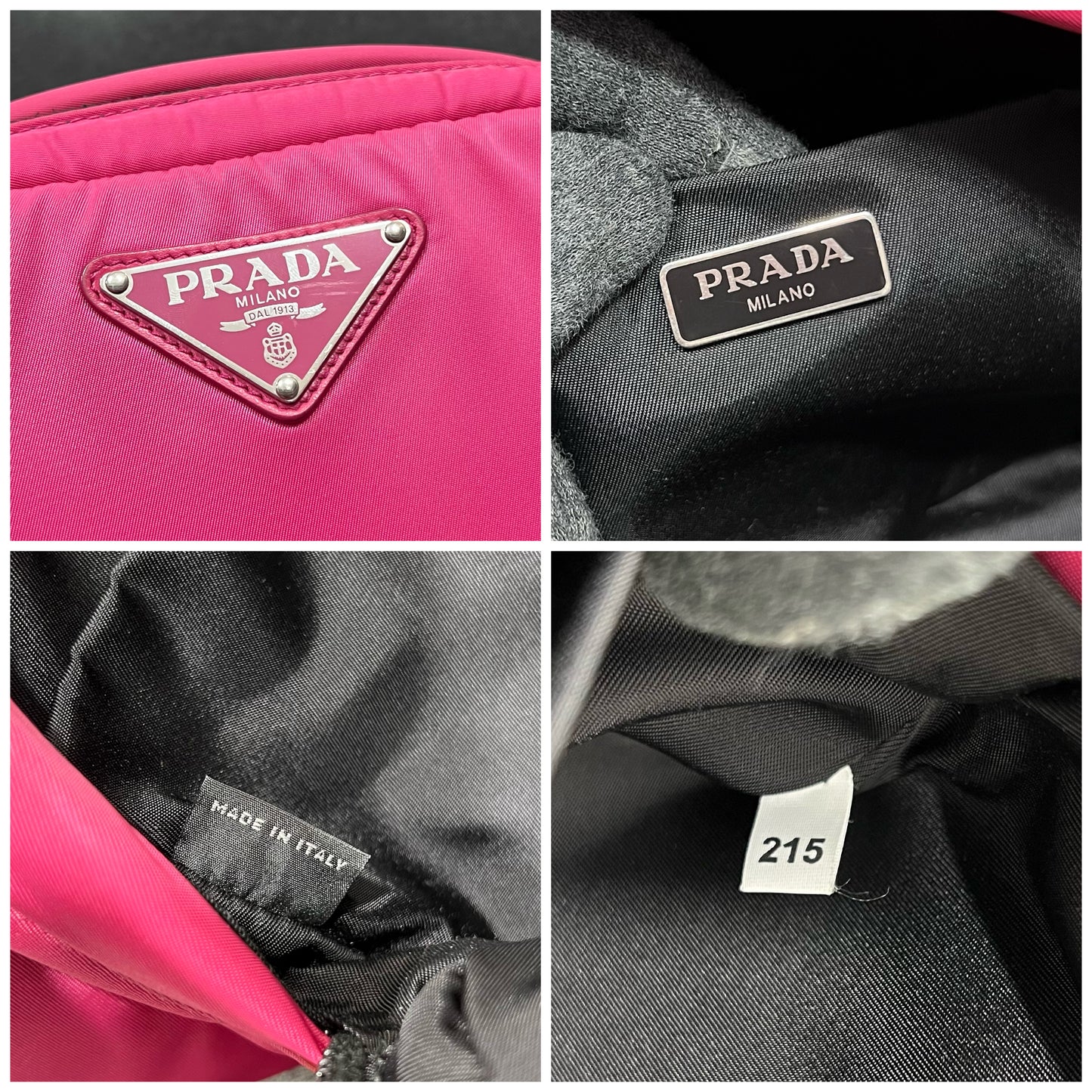 Prada Tessuto Nylon Soft Belt Bag Pink