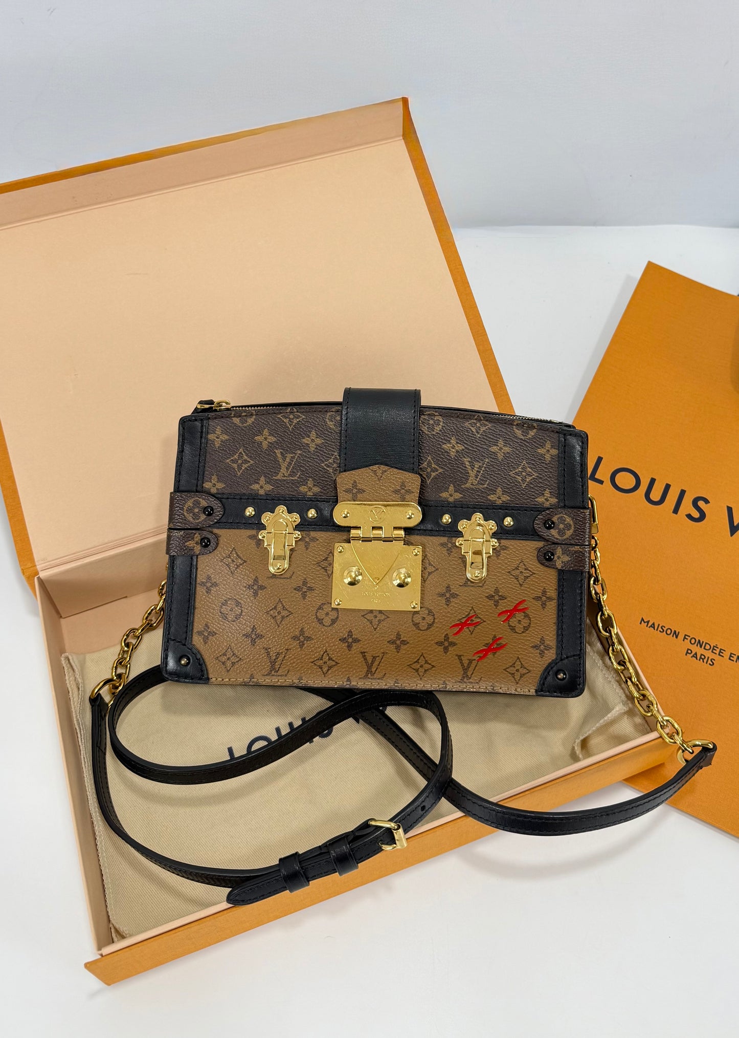 Louis Vuitton Trunk Clutch Reverse Monogram
