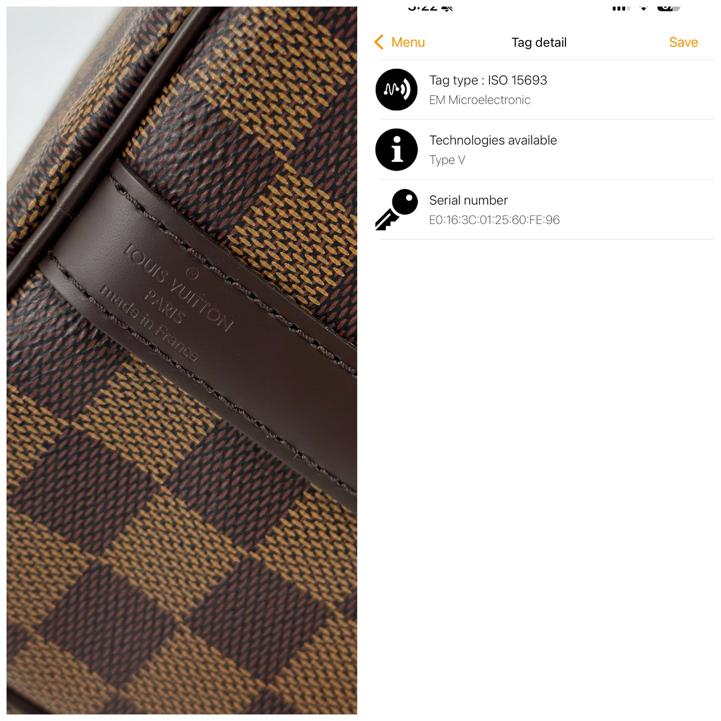 Louis Vuitton Bando 25 Damier Ebene