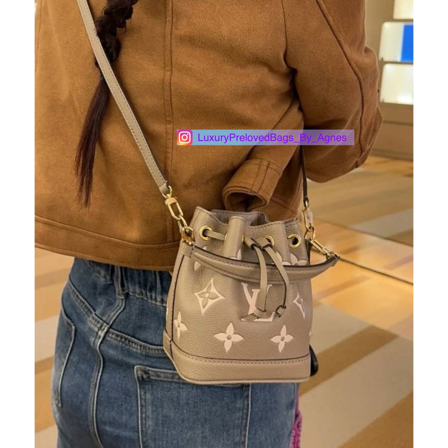 Louis Vuitton Nano Noé Bicolour Monogram Empreinte