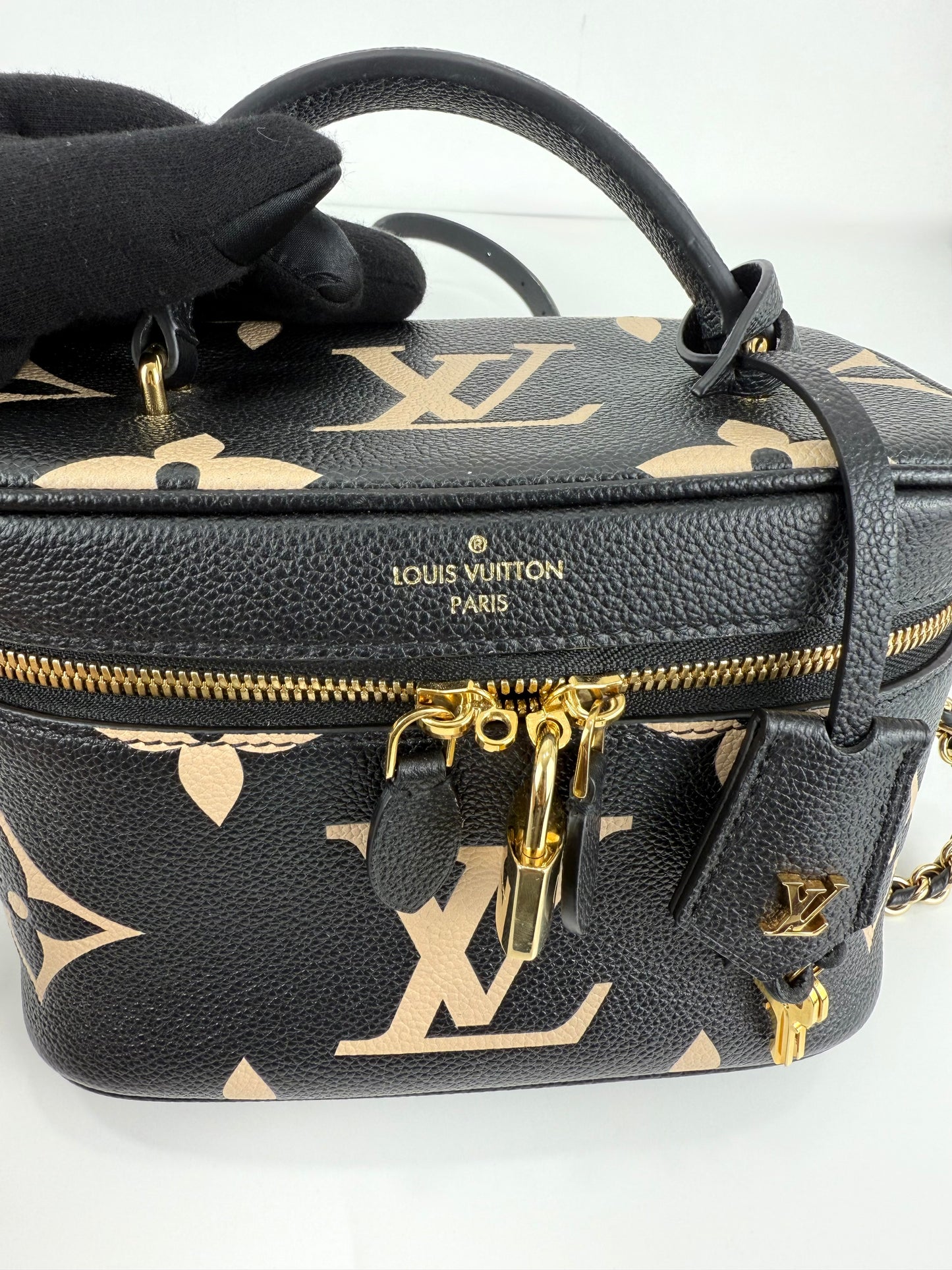 Louis Vuitton Vanity PM Bicolour Monogram Empreinte Leather