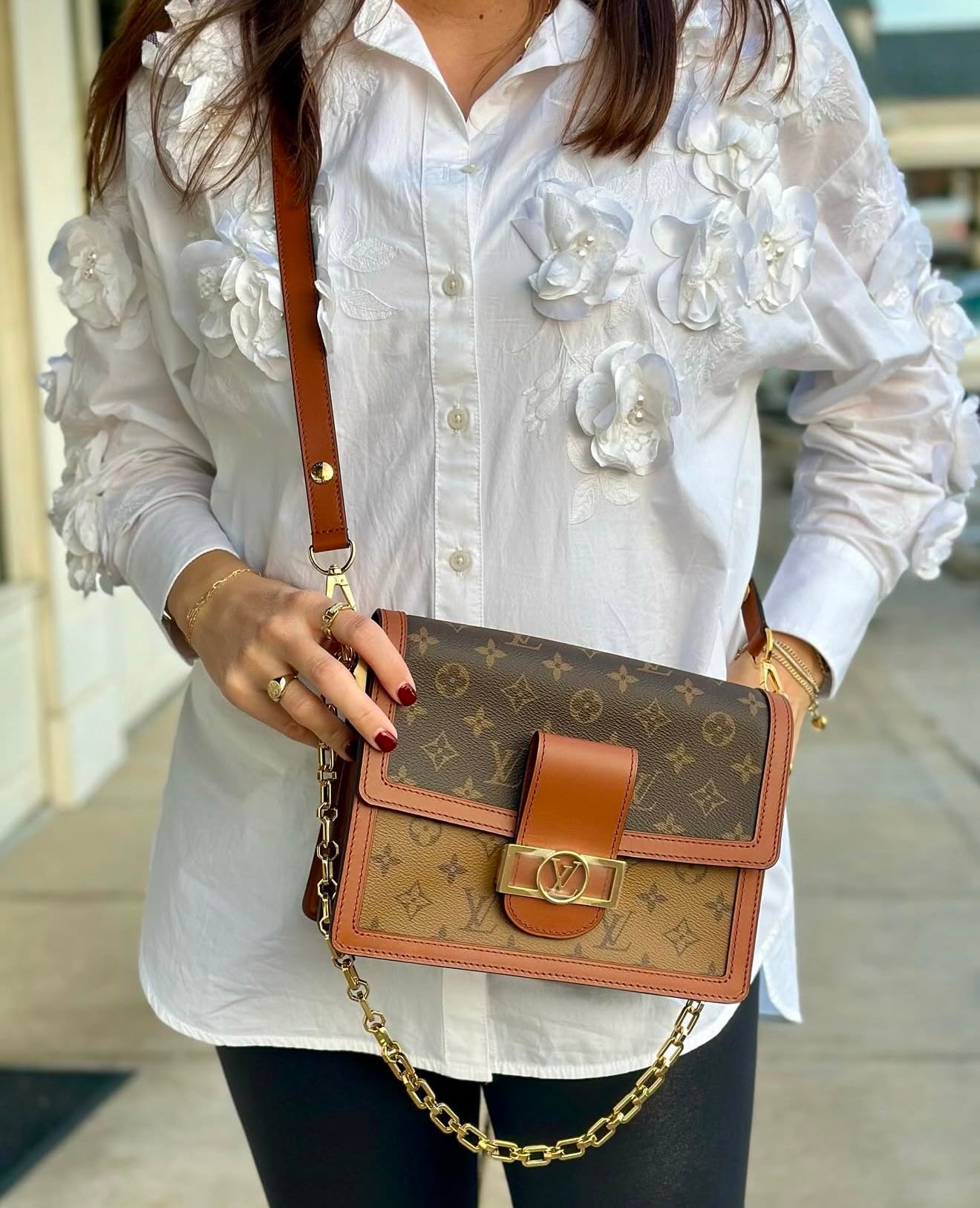 Louis Vuitton Reverse Monogram Dauphine MM