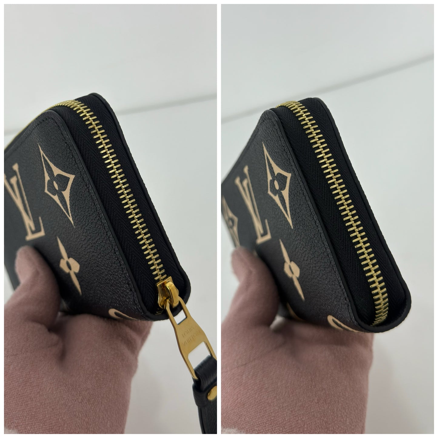 Louis Vuitton Bicolor Monogram Empreinte Zippy Wallet