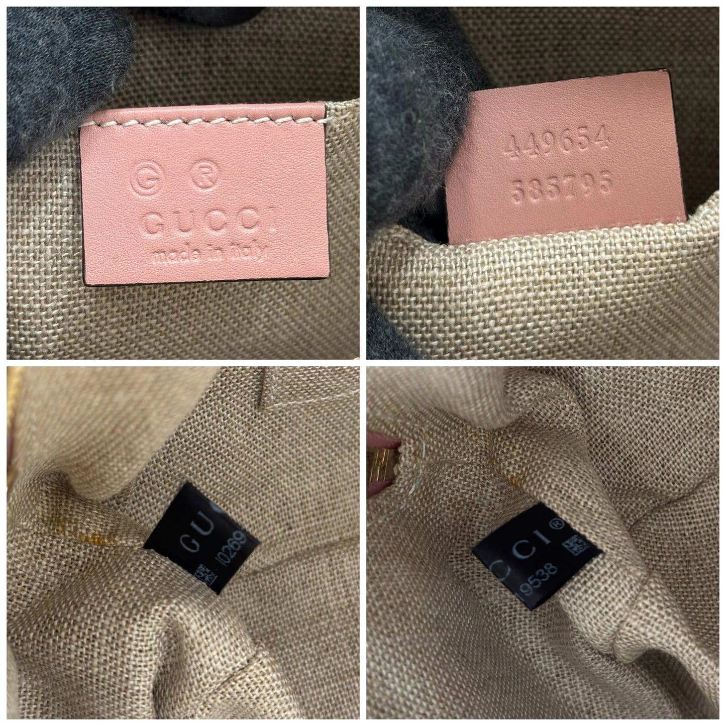 Gucci Pink Guccissima Leather Mini Dome Bag
