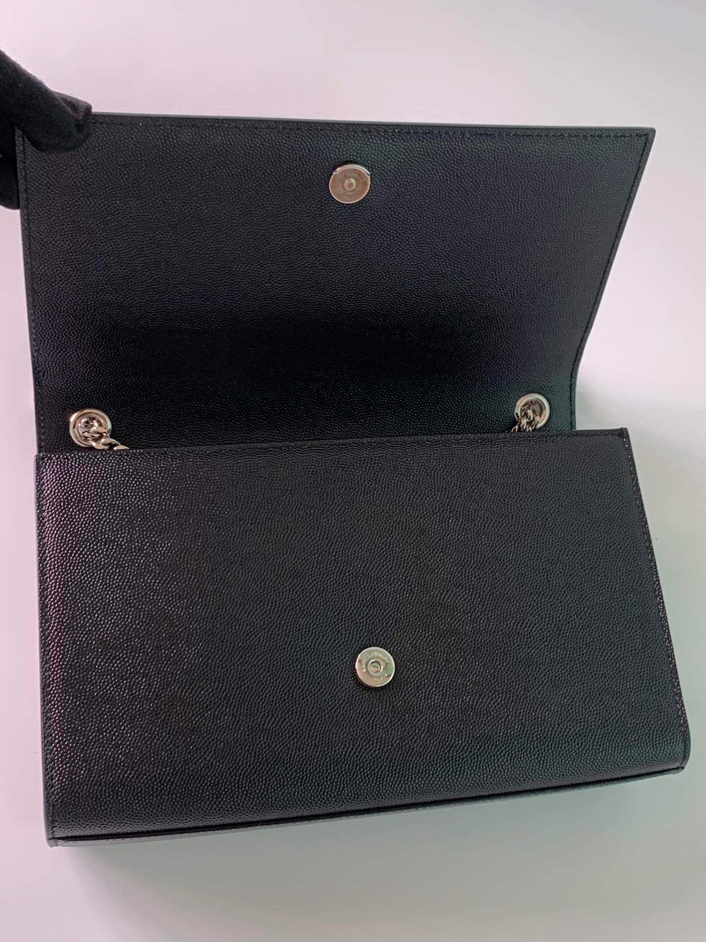 YSL kate medium in silver hardwares
