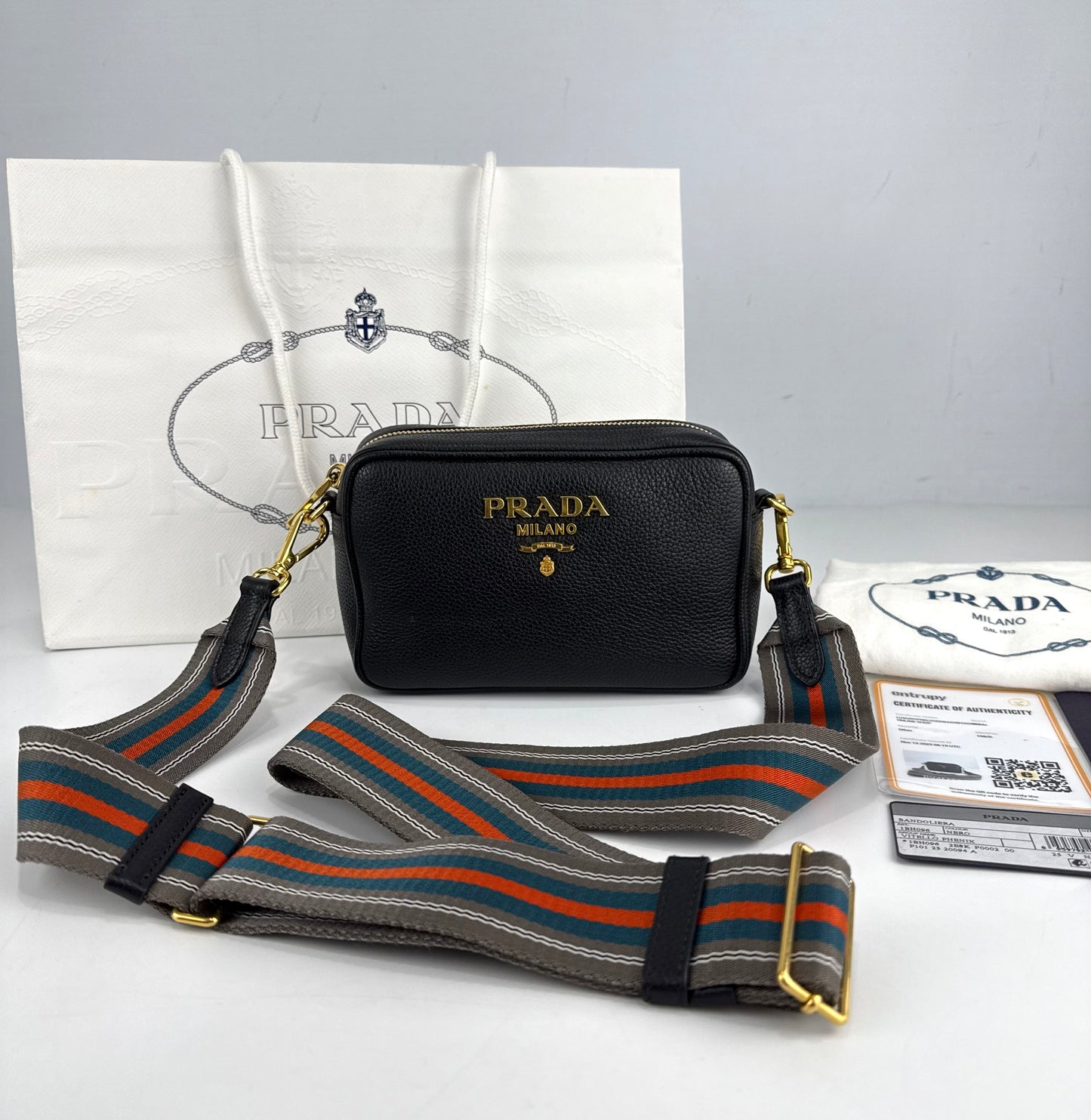 Prada Vitello Phenix Crossbody Bag Mini