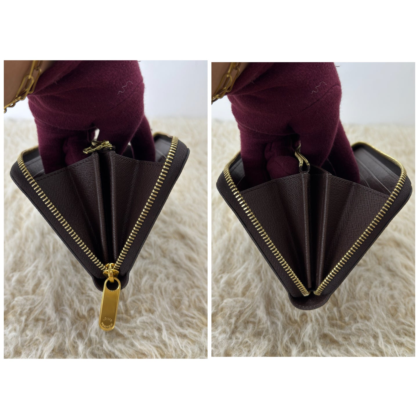 Louis Vuitton Damier Ebene Zippy Wallet