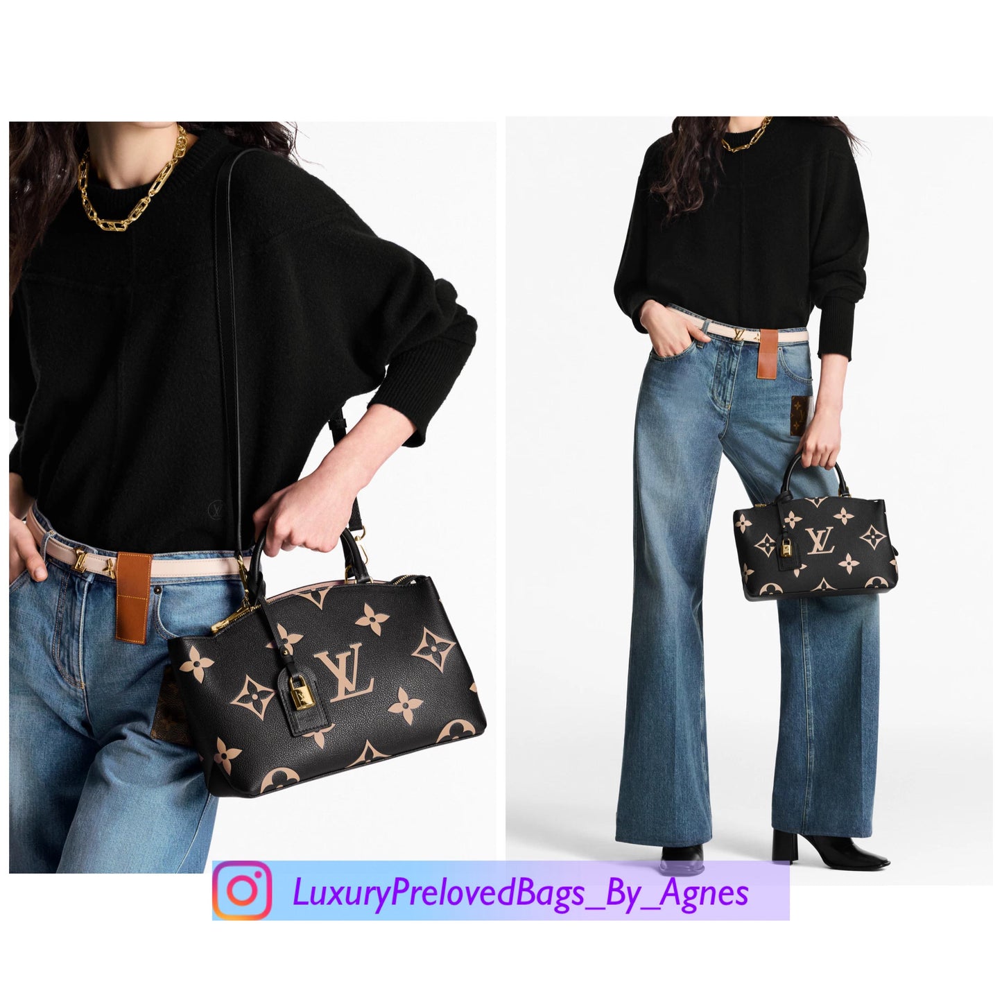 Louis Vuitton Petit Palais Bicolour Monogram Empreinte