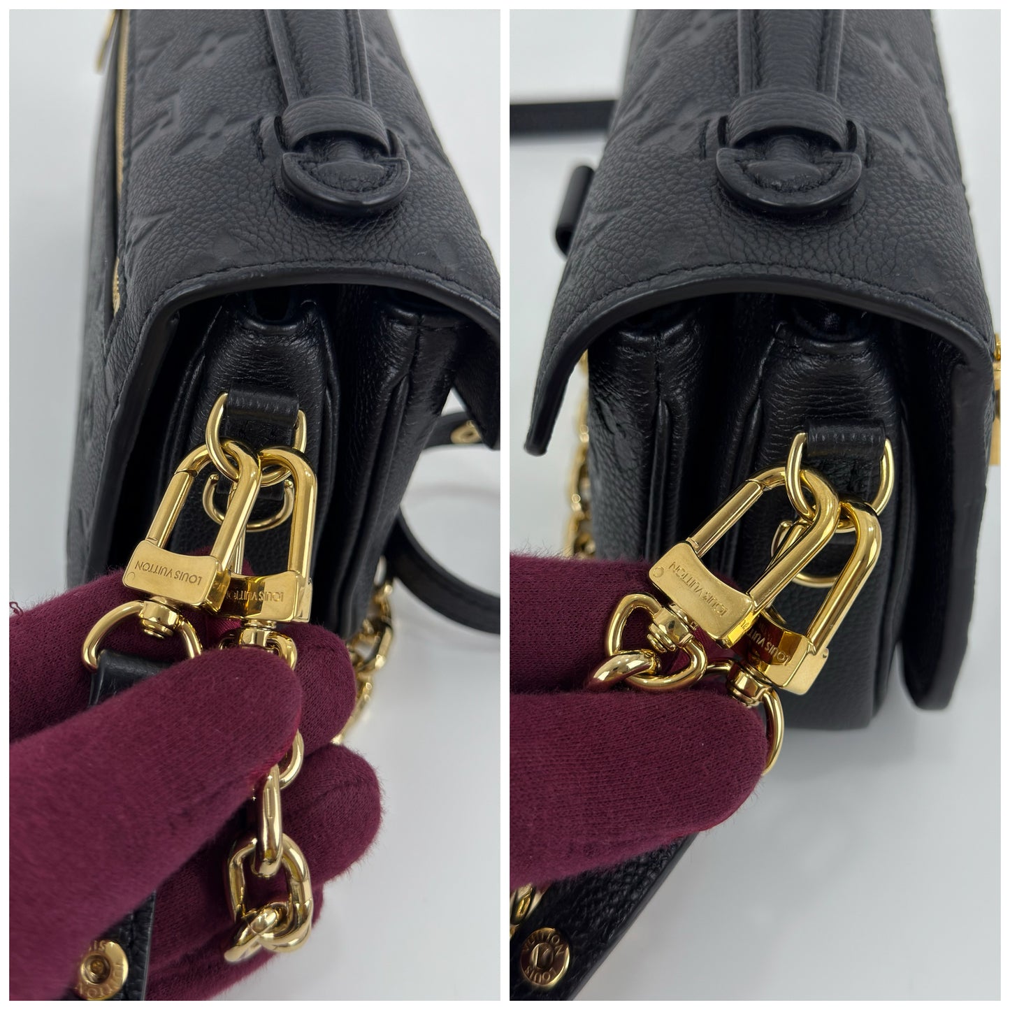 Louis Vuitton Pochette Métis East West Monogram Empreinte